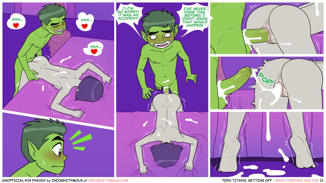 Teen Titans: Off Duty Porn Comics english 12