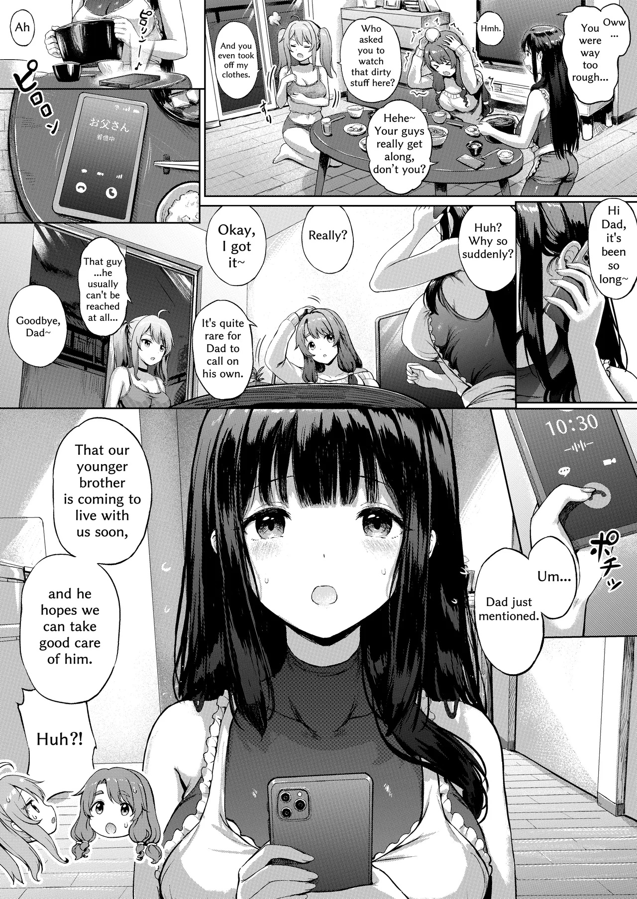 The daily life of three sisters Porn Comics english 04
