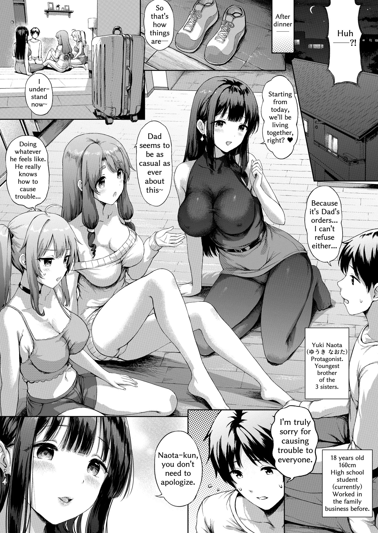 The daily life of three sisters Porn Comics english 05