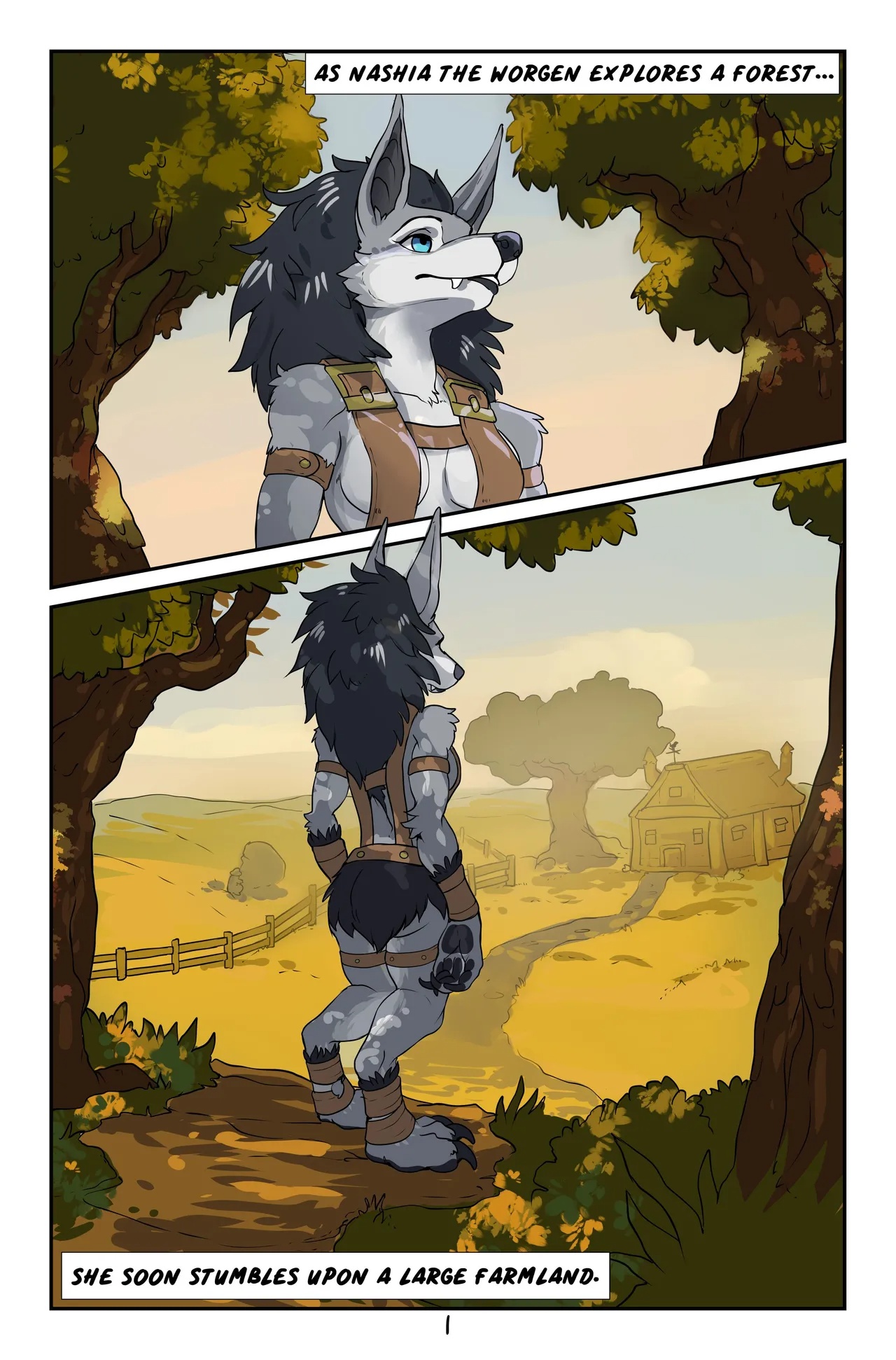 The Many Adventures Of Nashia The Worgen: A New Helper Porn Comics english 02