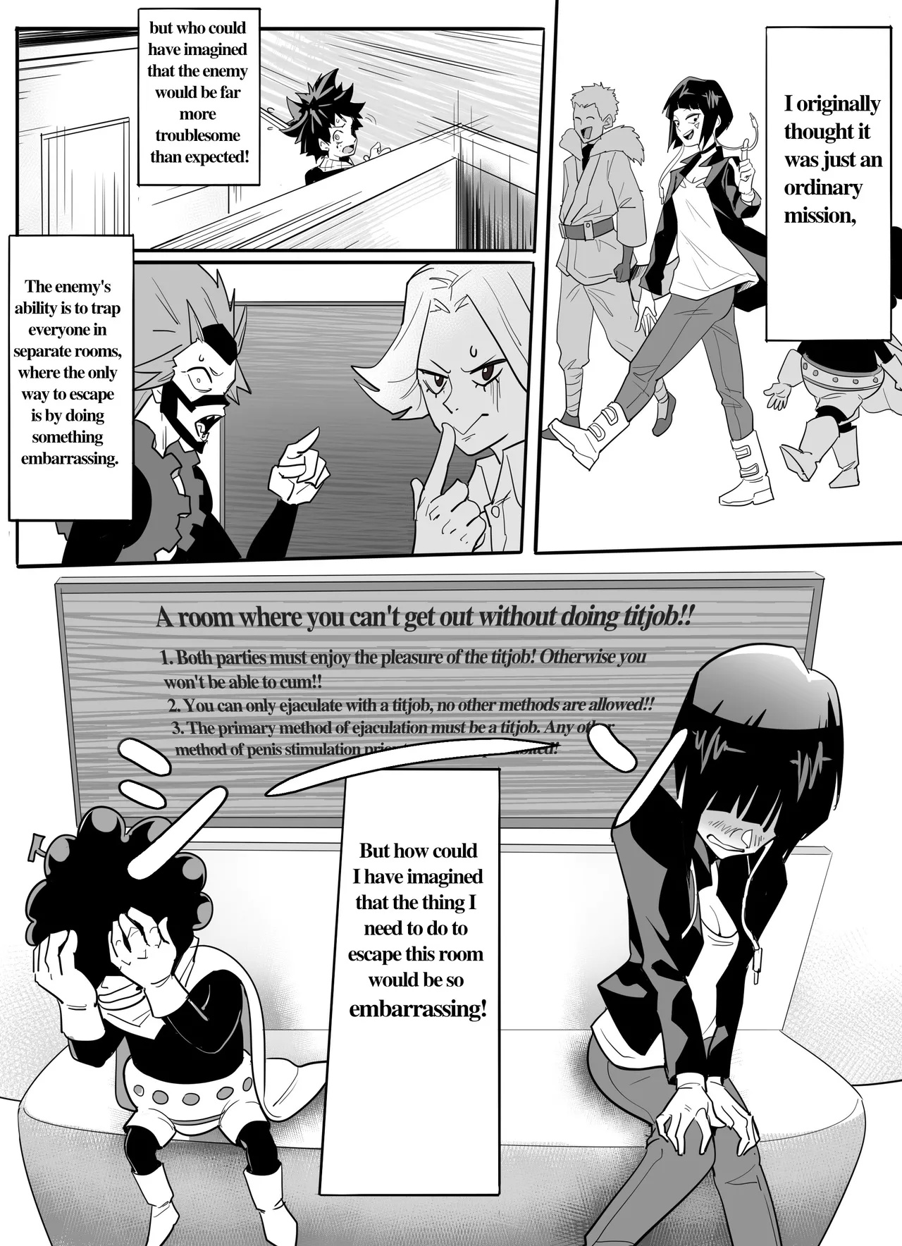 The Room You Can't Leave Unless You Do a Titjob Porn Comics english 02