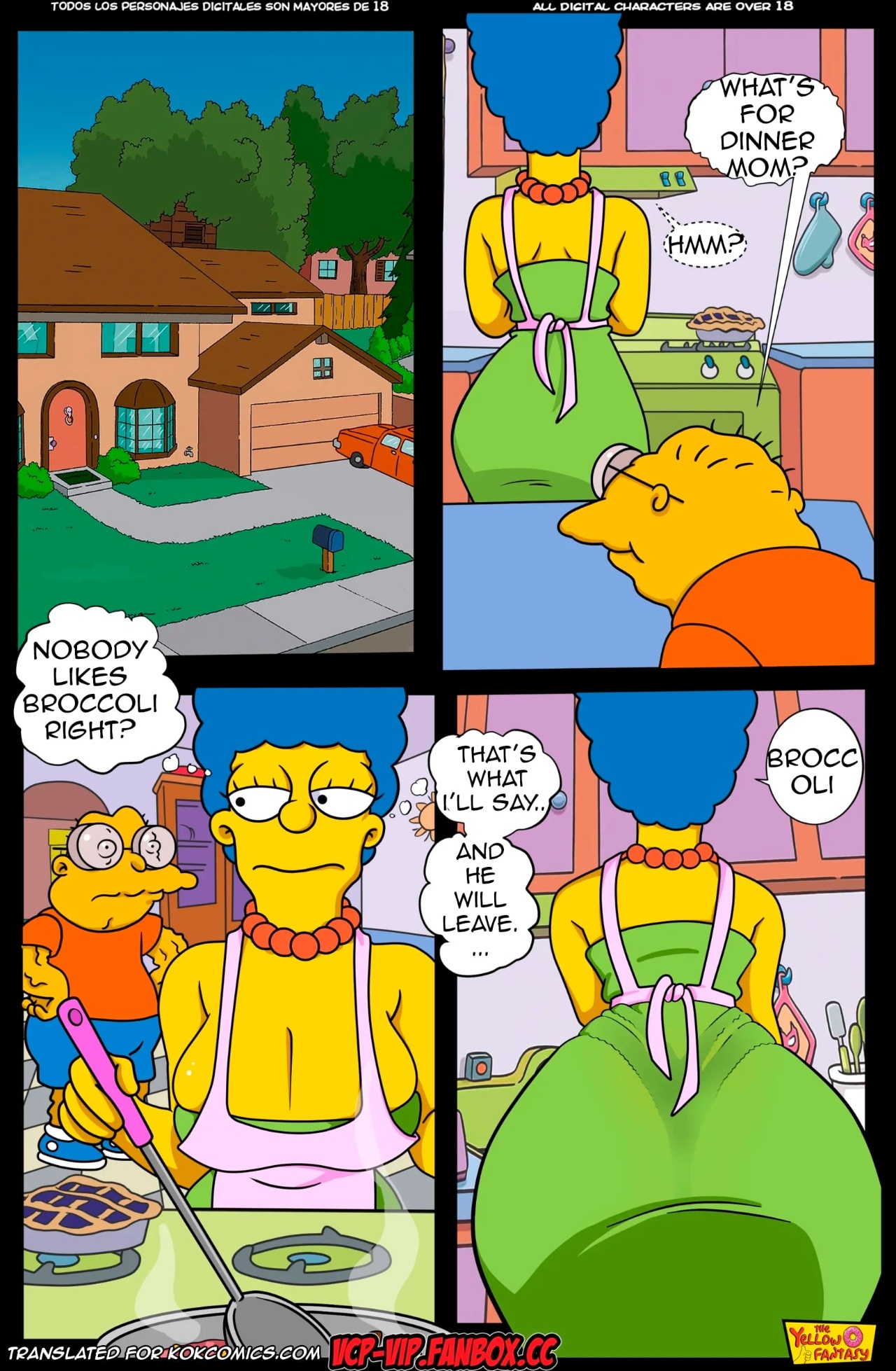 The Yellow Fantasy Part 18: Hans Moleman Show Porn Comics english 02