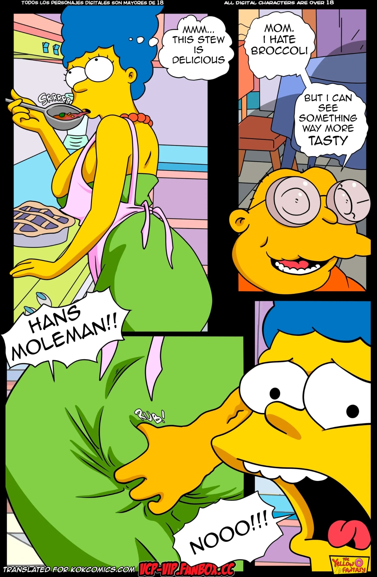 The Yellow Fantasy Part 18: Hans Moleman Show Porn Comics english 03