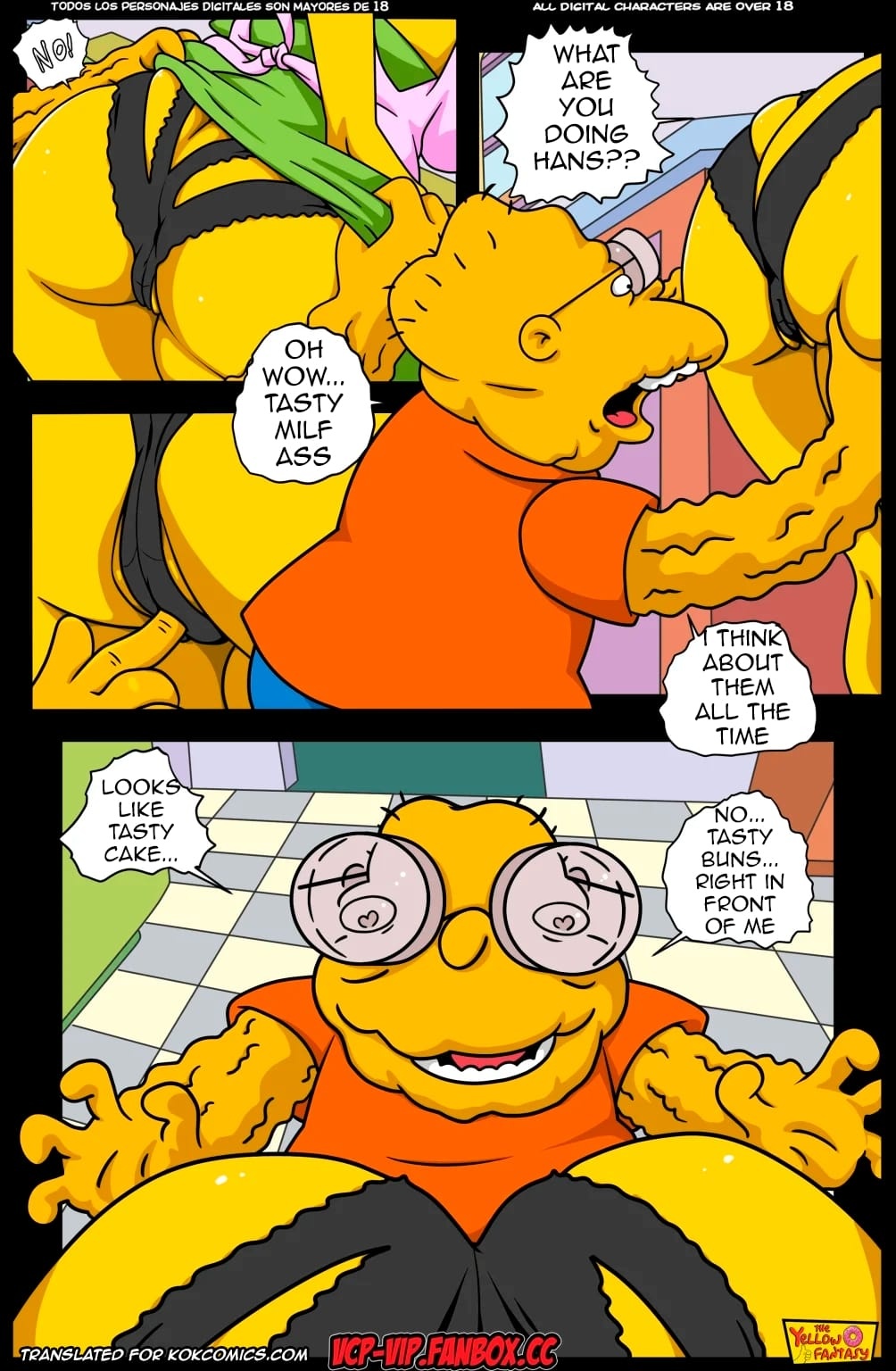 The Yellow Fantasy Part 18: Hans Moleman Show Porn Comics english 04