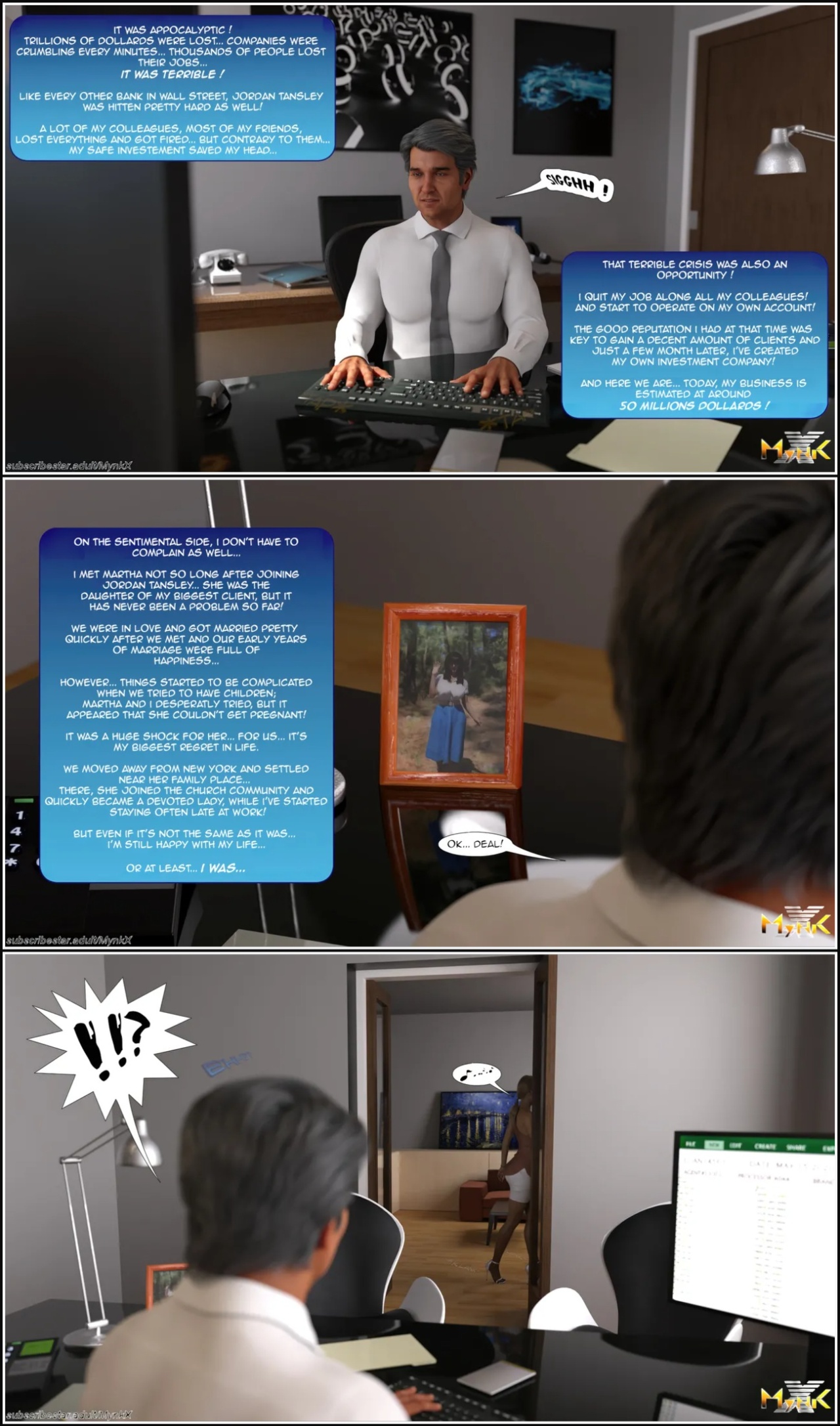 The Young Secretary Porn Comics english 03