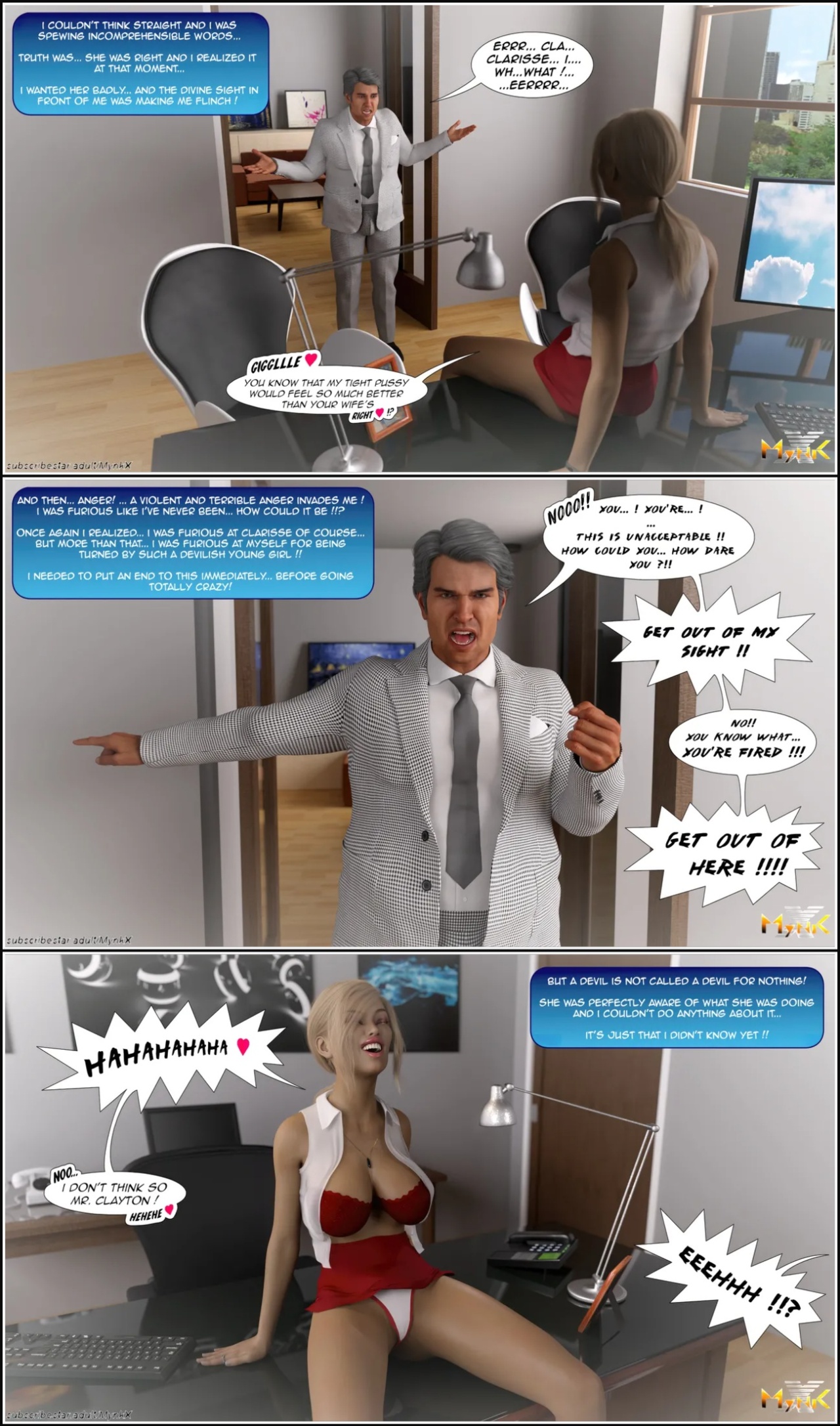 The Young Secretary Porn Comics english 13