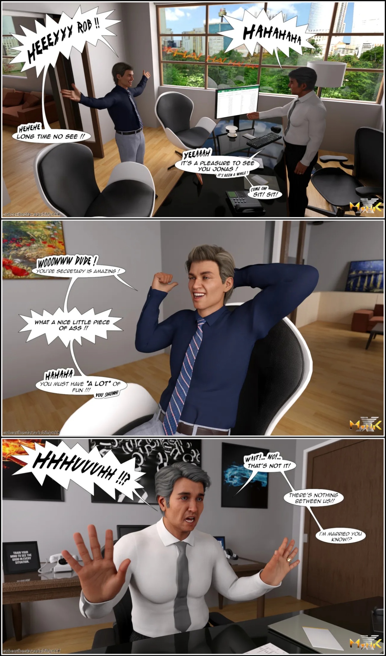 The Young Secretary Porn Comics english 17