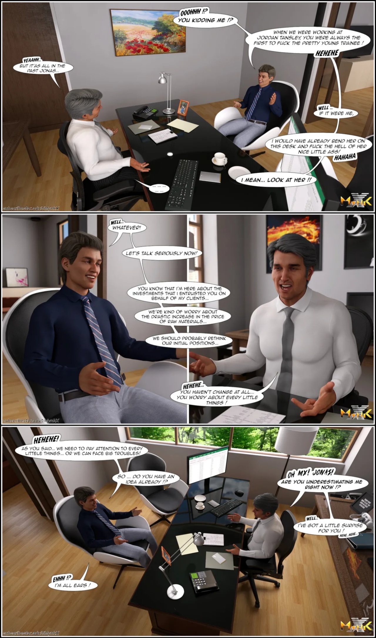 The Young Secretary Porn Comics english 18