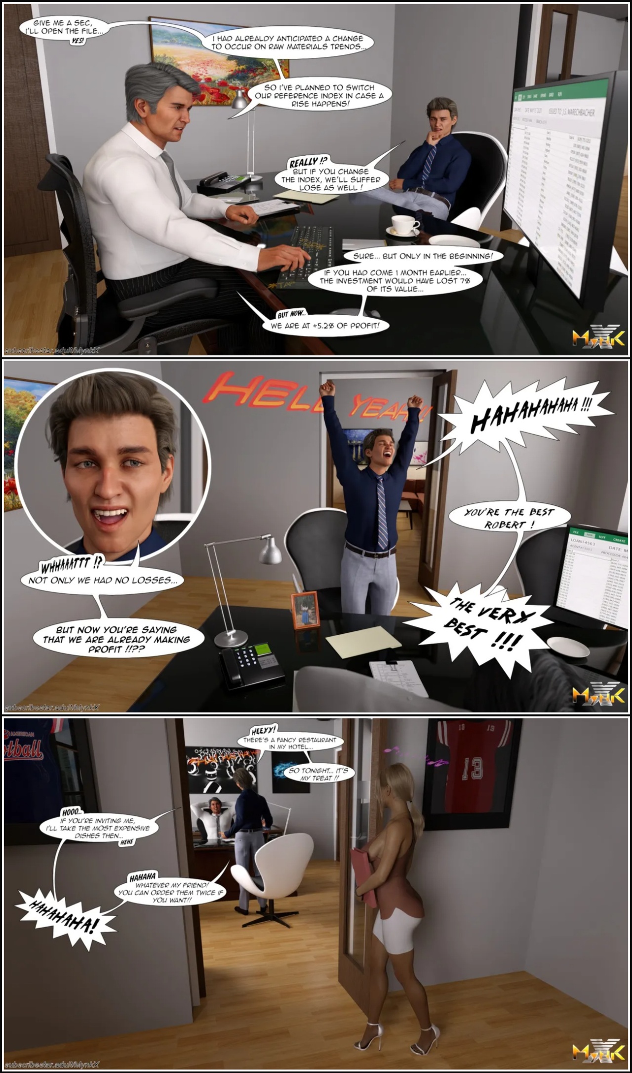 The Young Secretary Porn Comics english 19