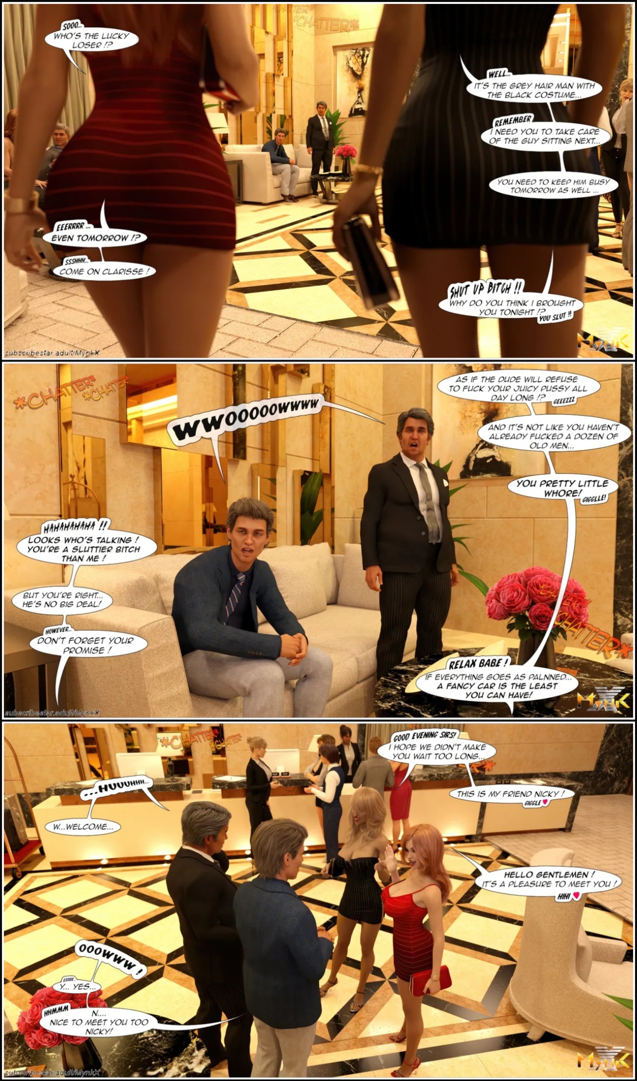 The Young Secretary Porn Comics english 25