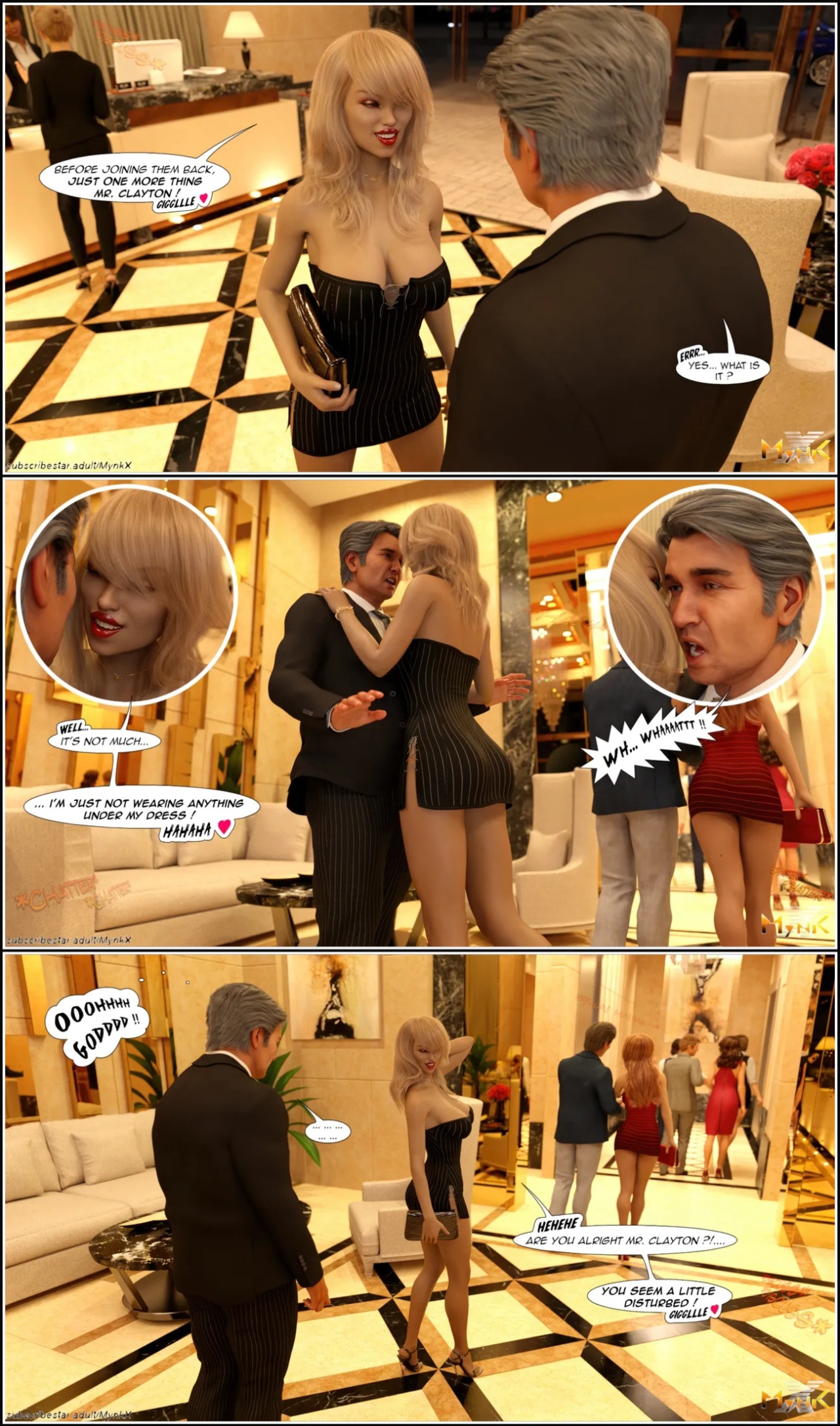 The Young Secretary Porn Comics english 28