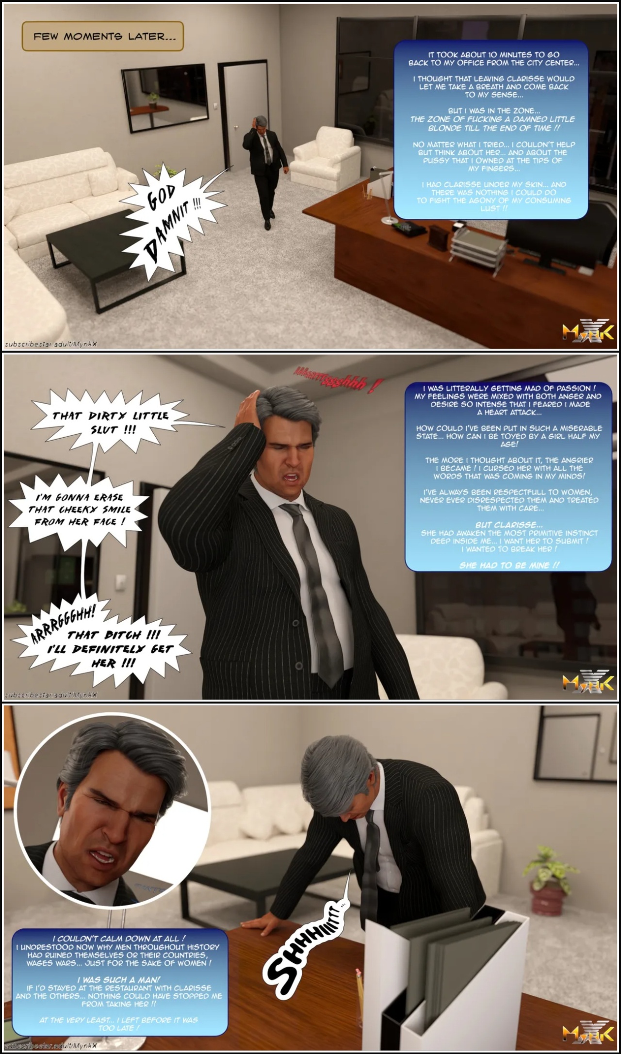 The Young Secretary Porn Comics english 39