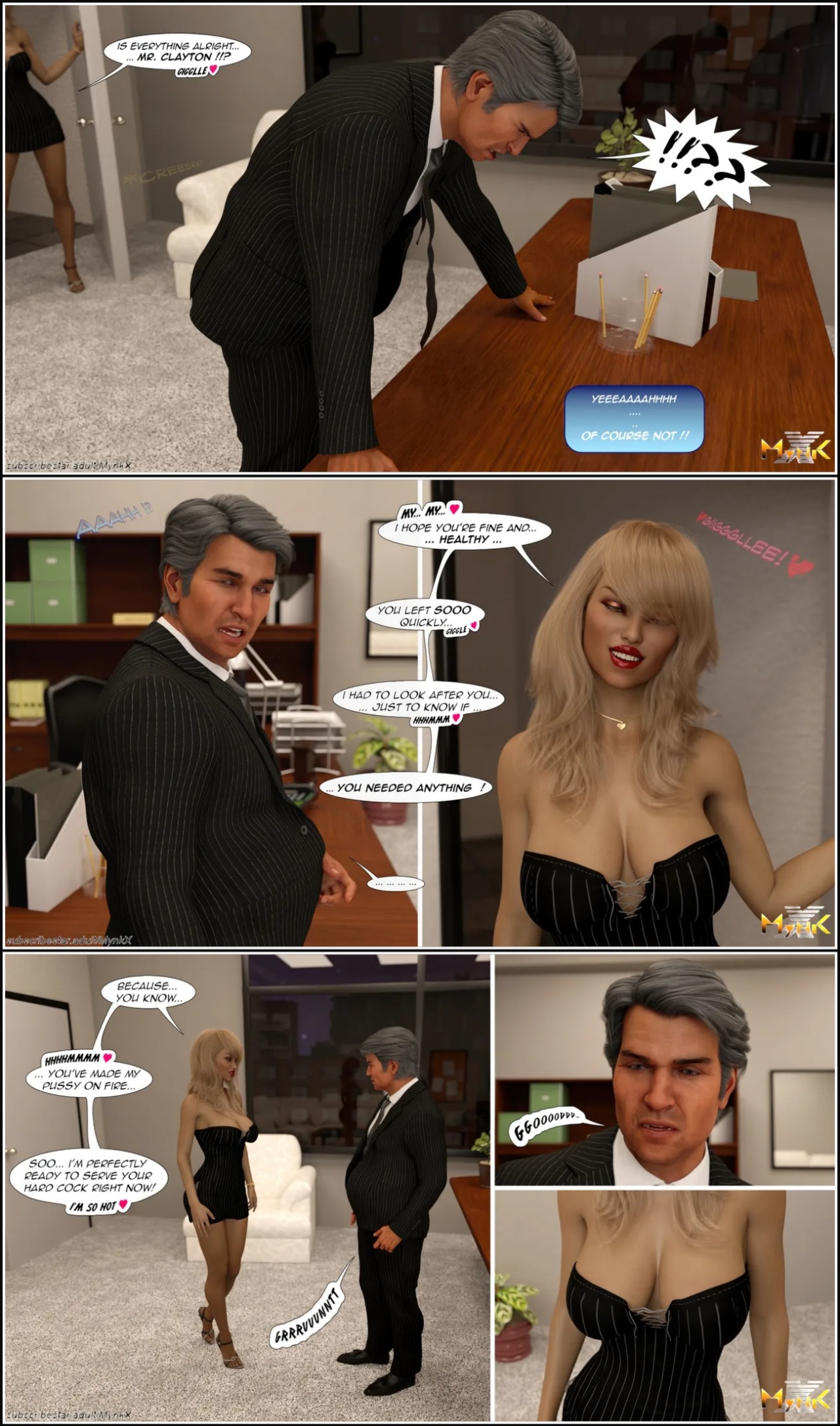 The Young Secretary Porn Comics english 40