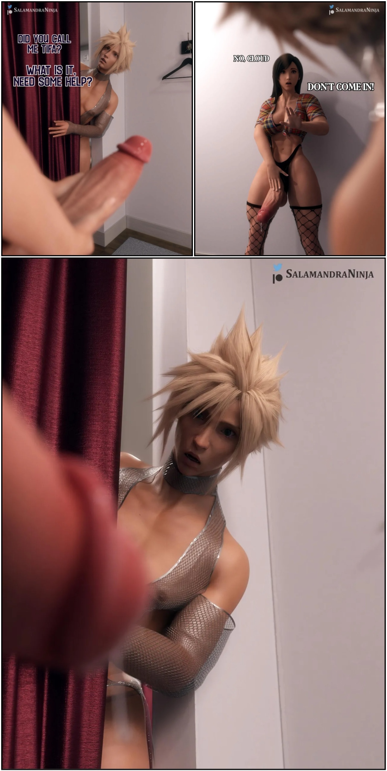 Tifa, Jessie & Cloud Porn Comics english 04