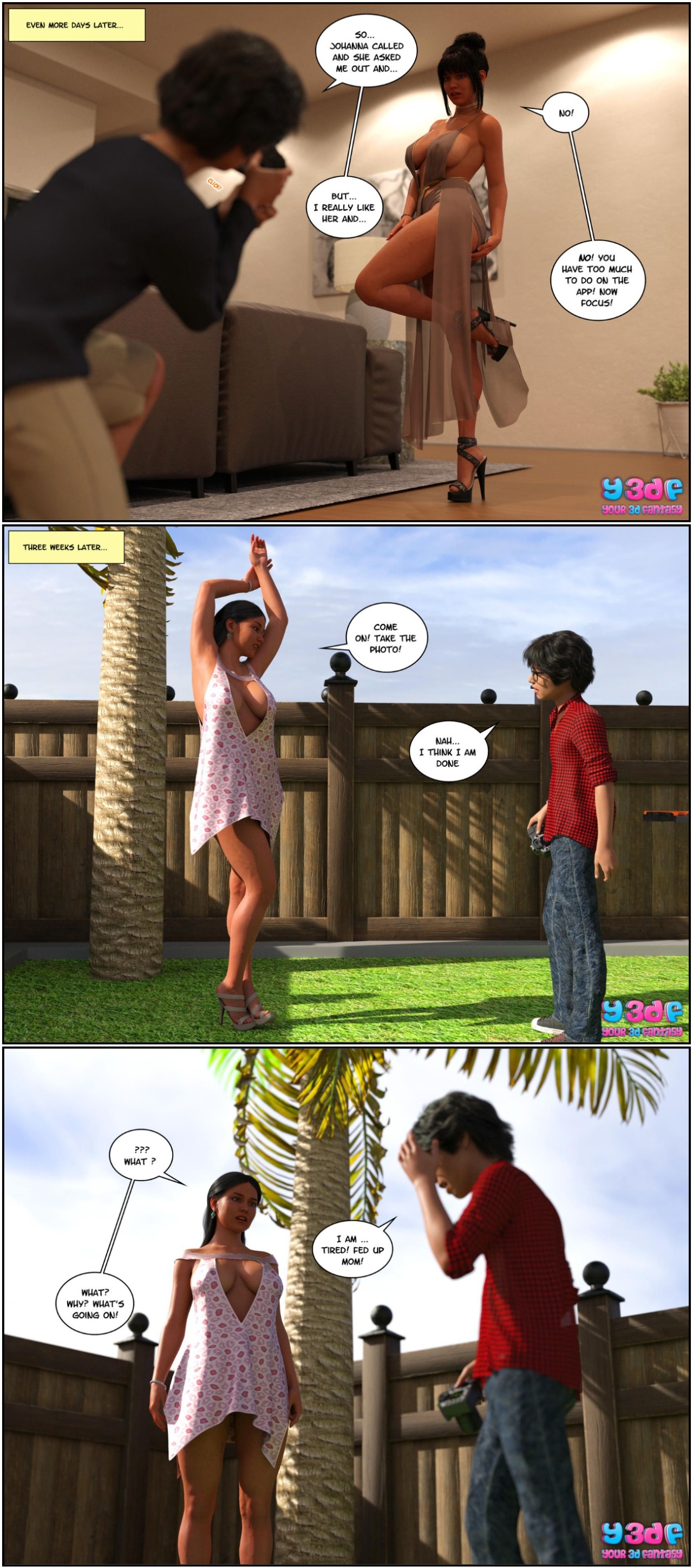 TrophyMom By Y3DF Porn Comics english 13