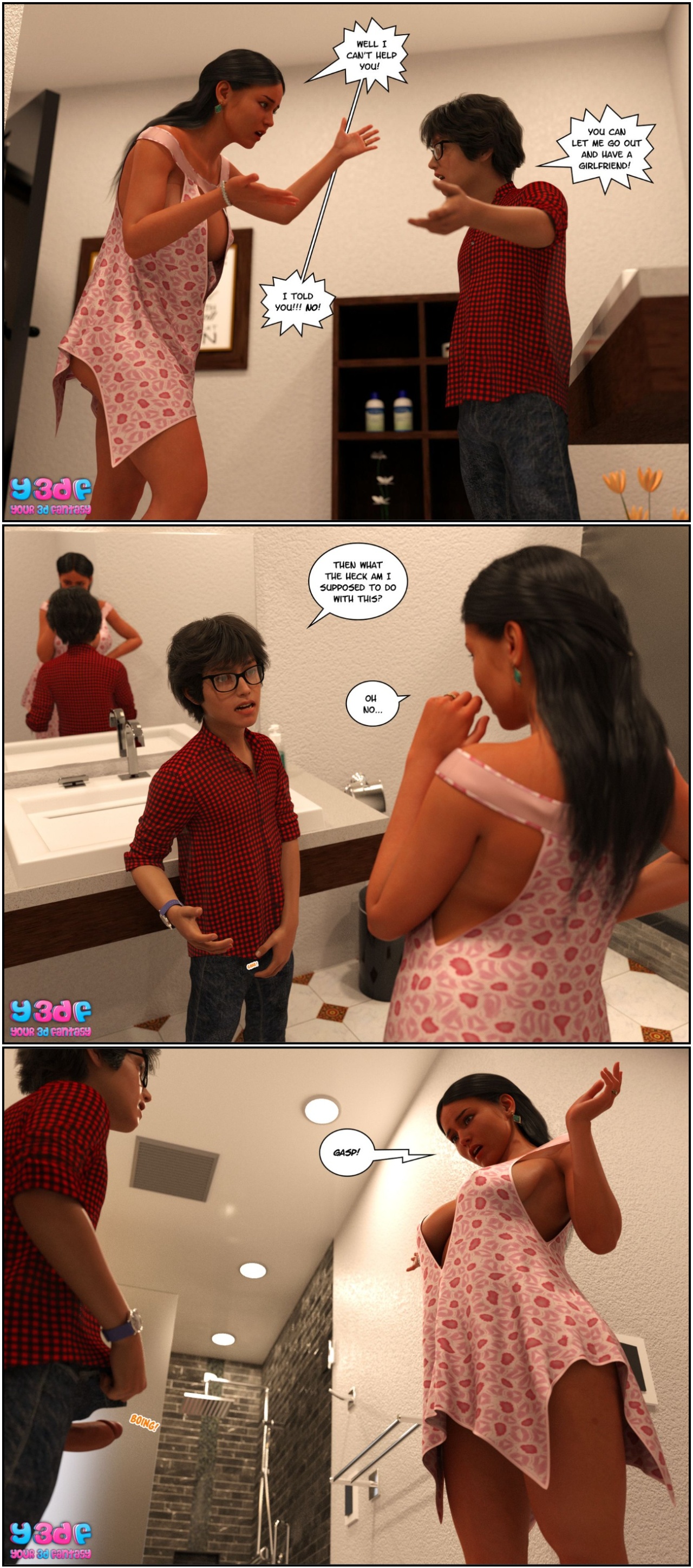 TrophyMom By Y3DF Porn Comics english 19