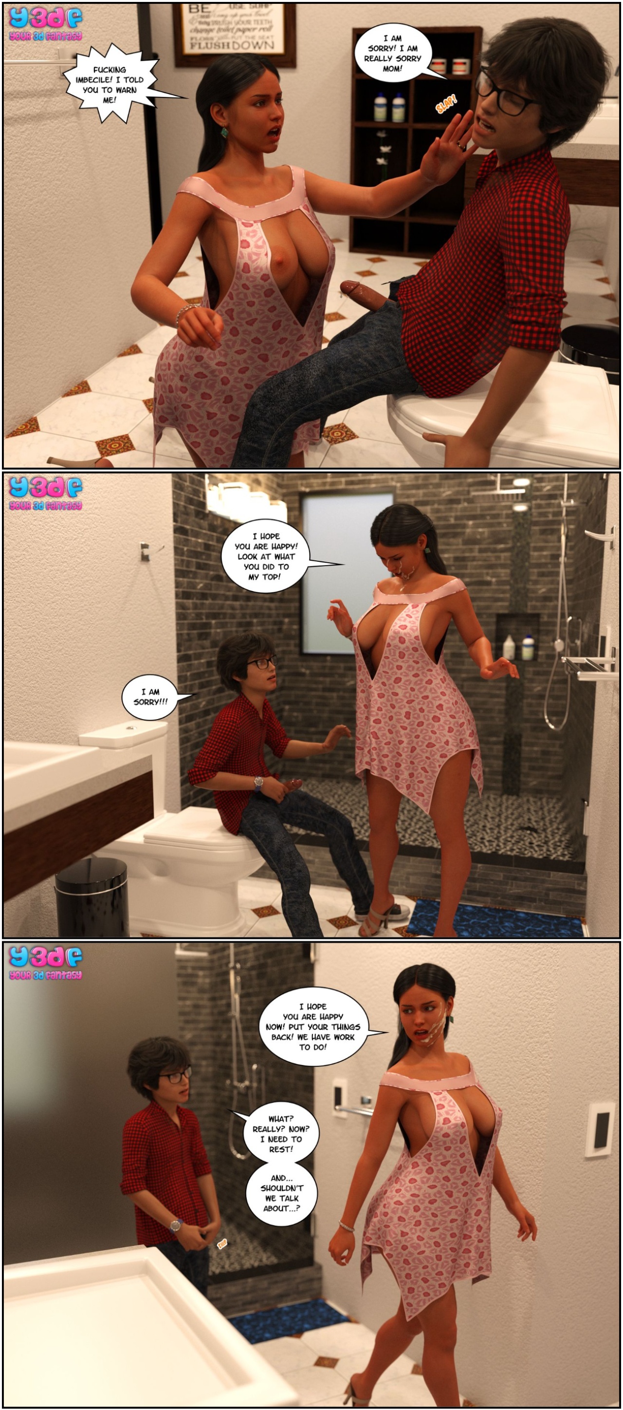 TrophyMom By Y3DF Porn Comics english 27