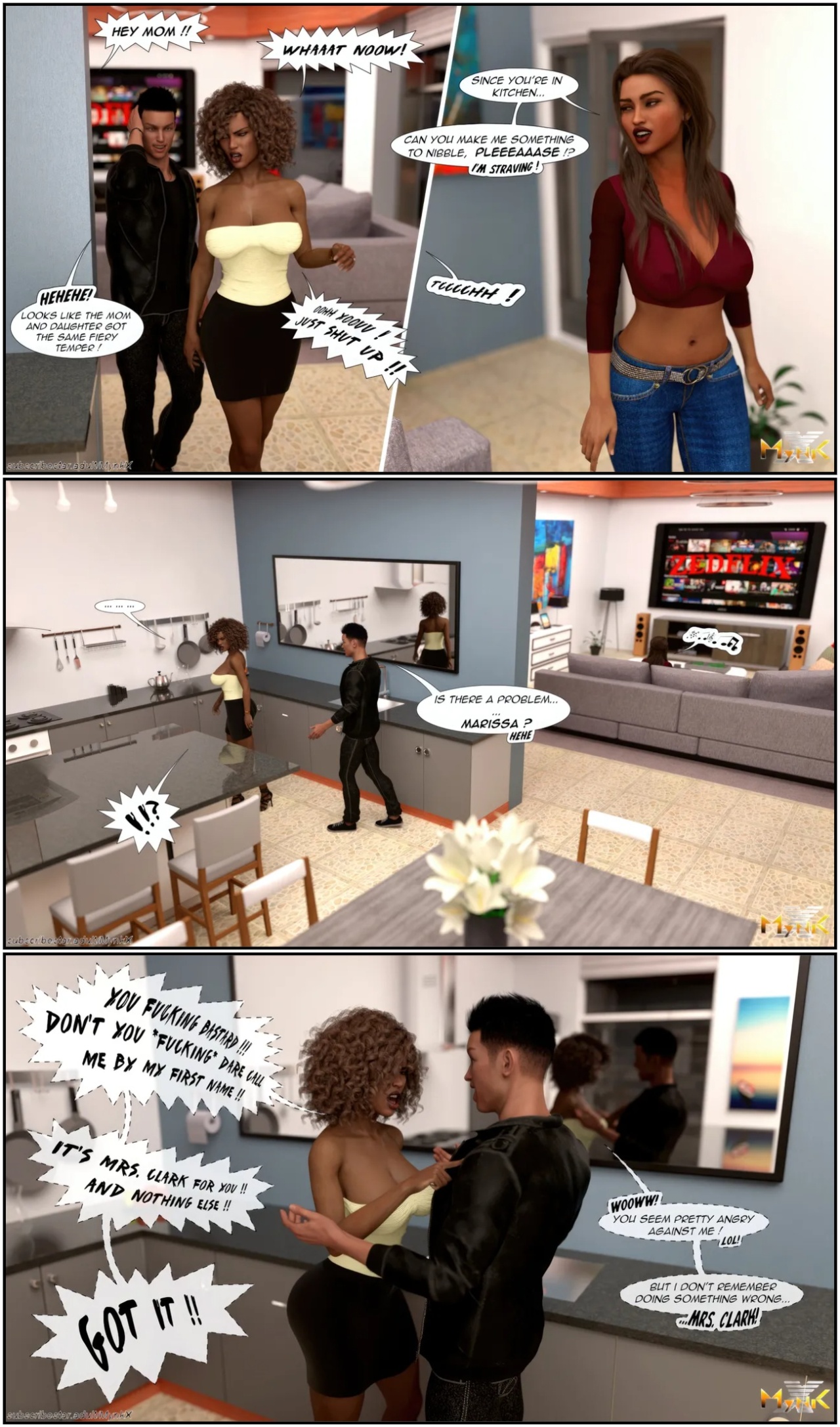 Unwanted Boyfriend Porn Comics english 33