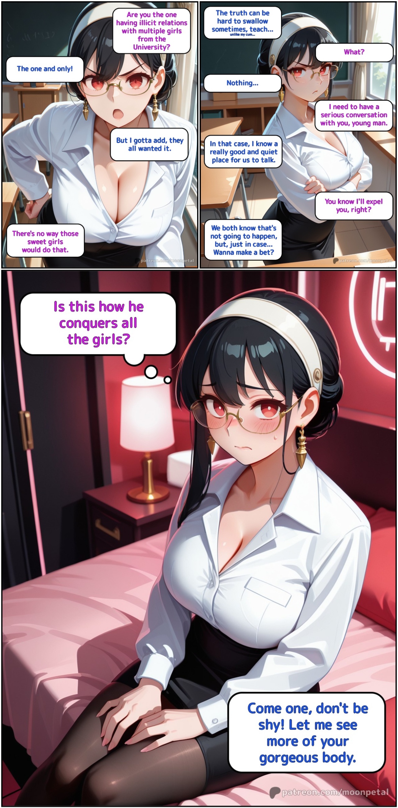 Wanna Make a Bet? Part 4: Yor Forger Porn Comics english 02