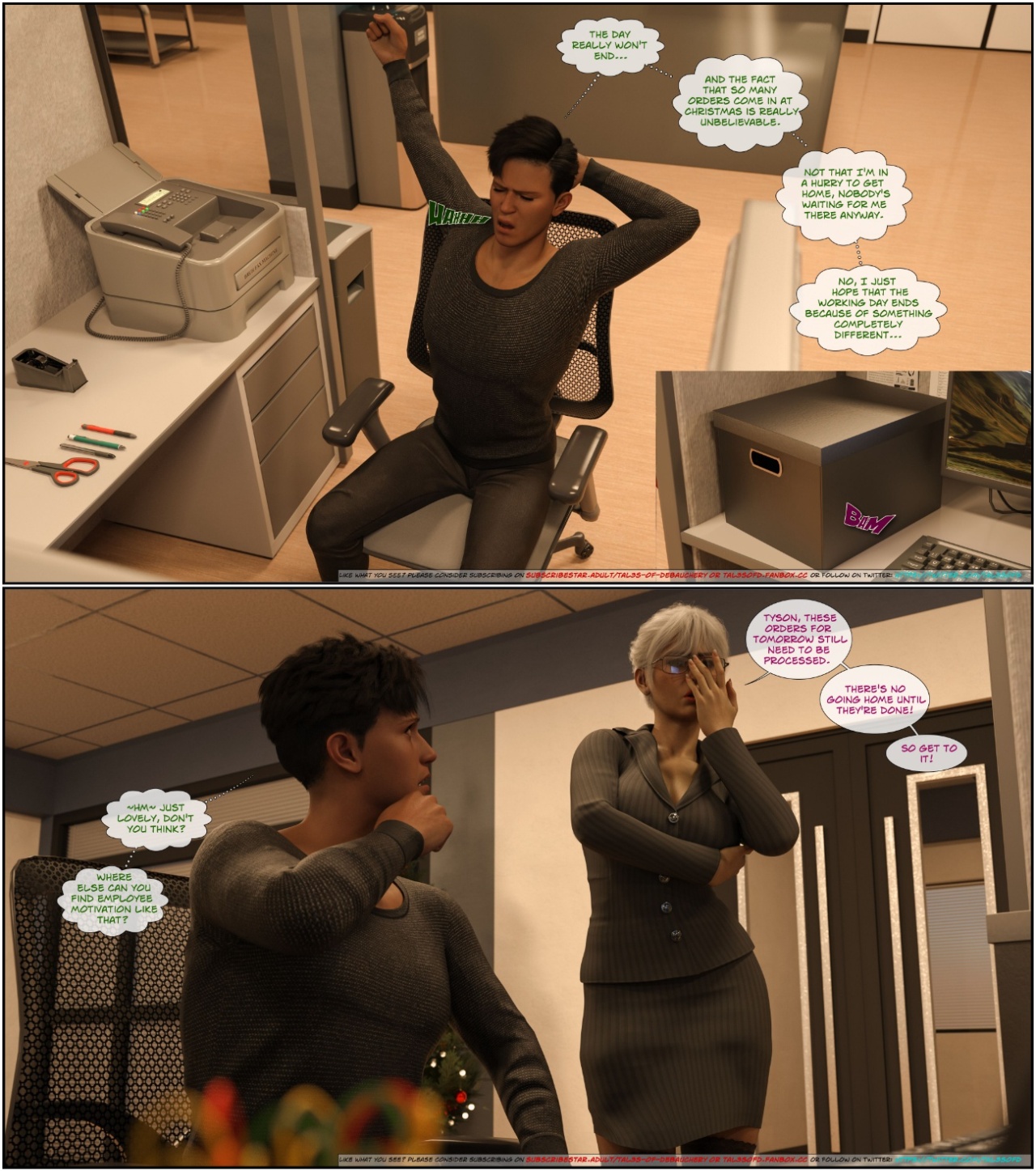 A Naughty Little Office Jungle Porn Comics english 02