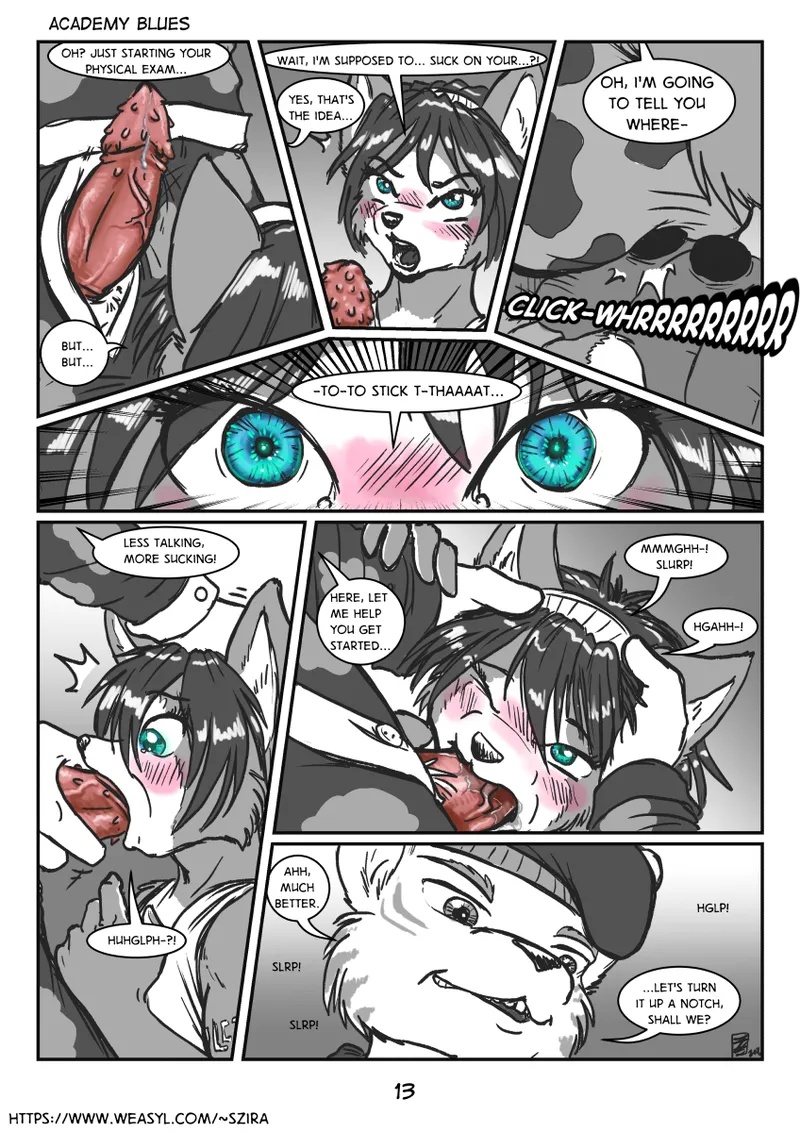 Academy Blues Porn Comics english 14