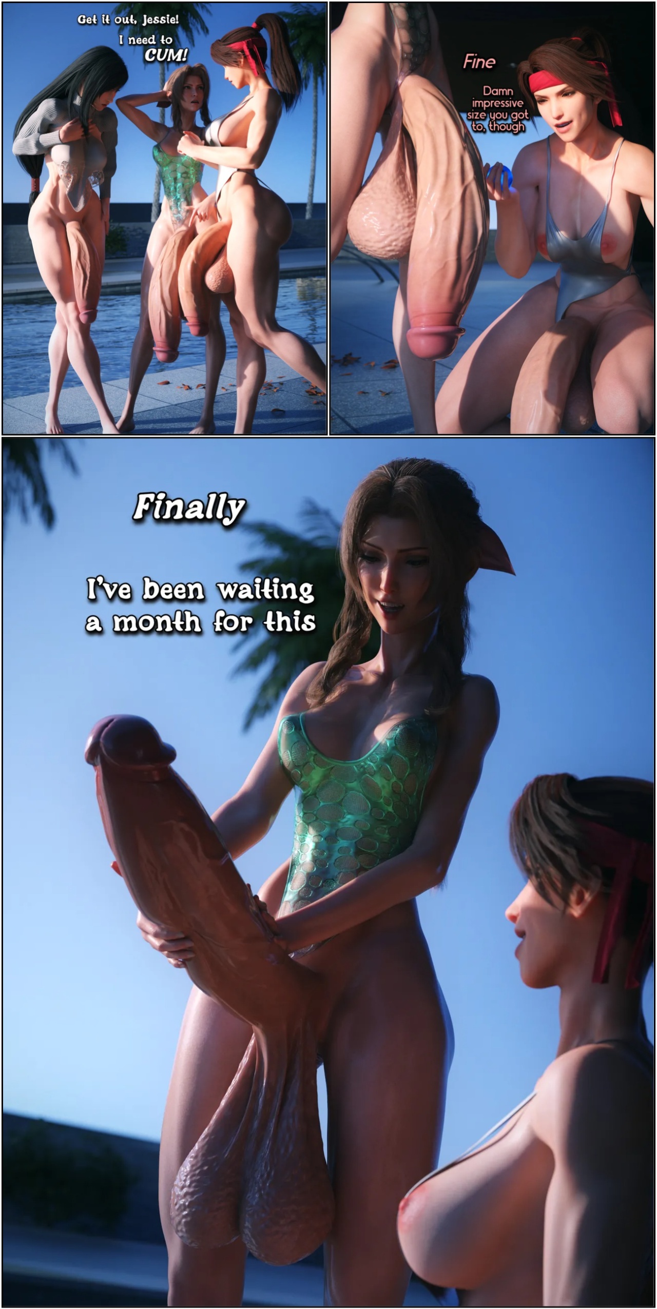 Aerith's No Nut November Porn Comics english 12