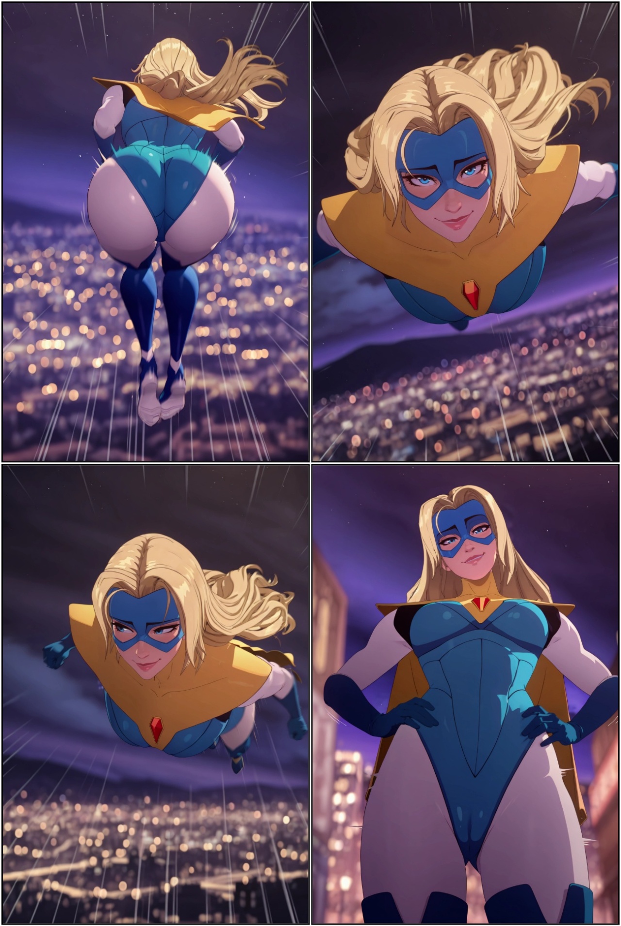 AI Generated: Blonde Blazer Porn Comics english 02