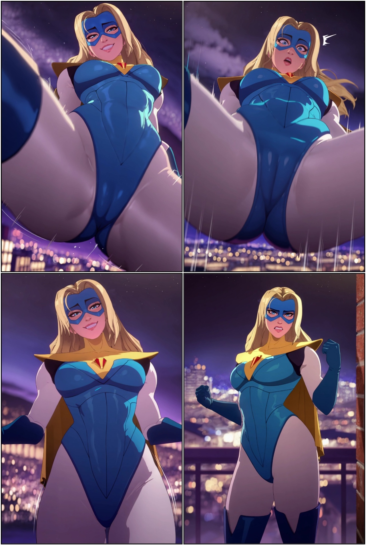 AI Generated: Blonde Blazer Porn Comics english 03