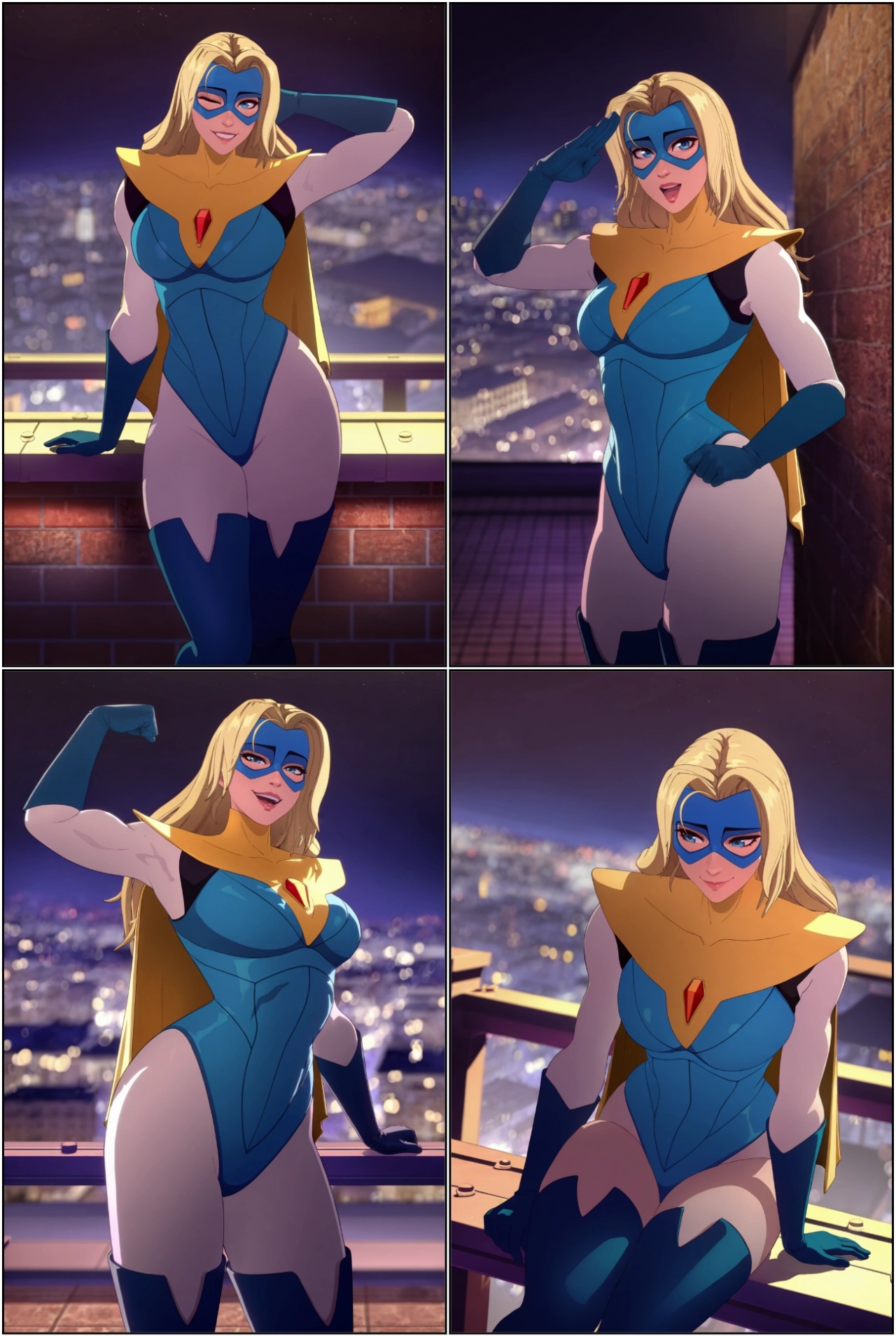 AI Generated: Blonde Blazer Porn Comics english 04