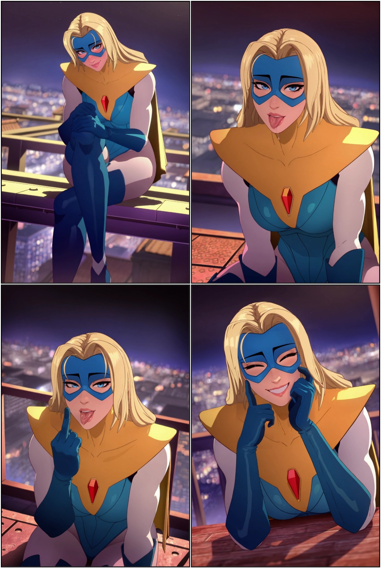 AI Generated: Blonde Blazer Porn Comics english 05