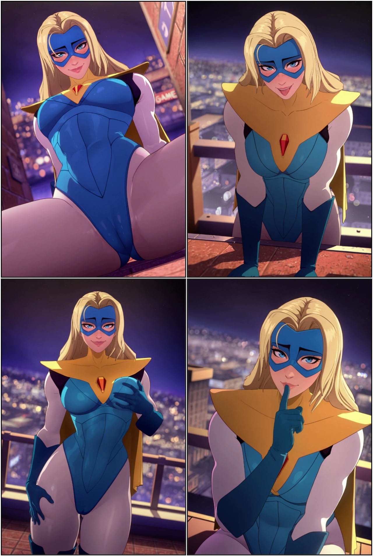 AI Generated: Blonde Blazer Porn Comics english 07