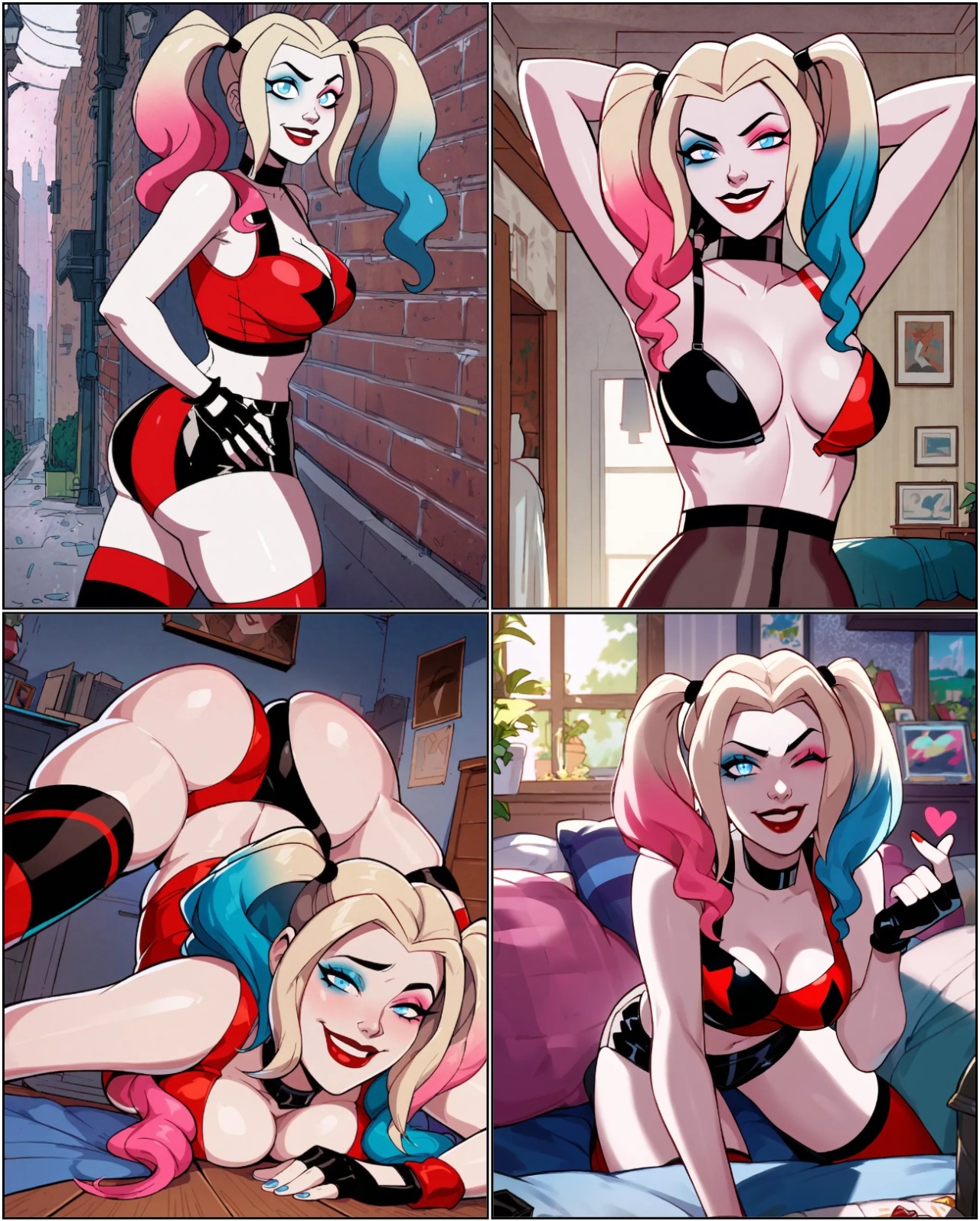 AI Generated: Harley Quinn By Heroerse.AI Porn Comics english 10