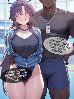 AI Generated: Tracksuit Yuuka Porn Comics english 05