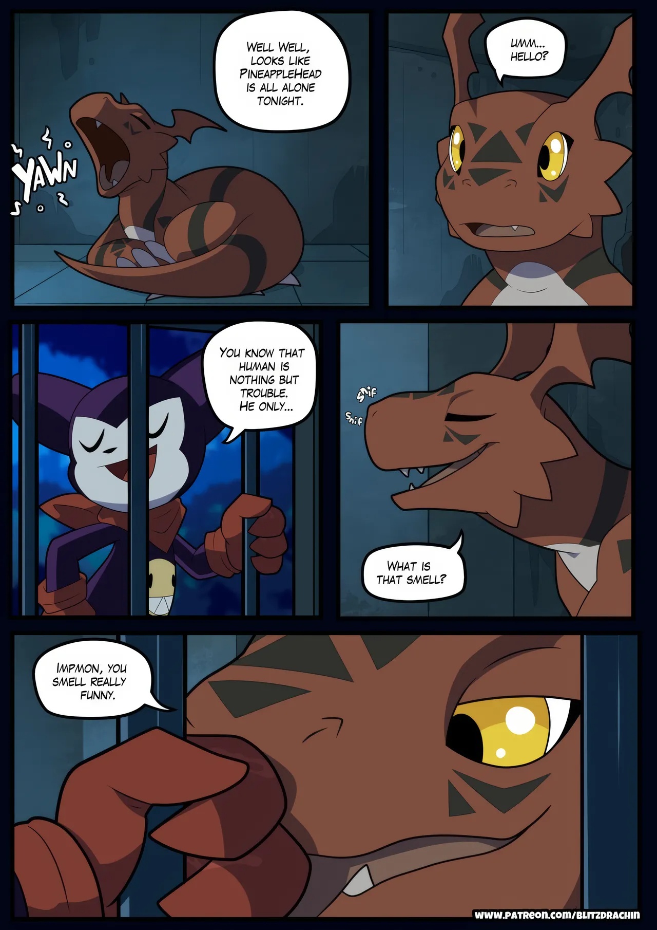 An Inexperienced Guilmon Porn Comics english 02