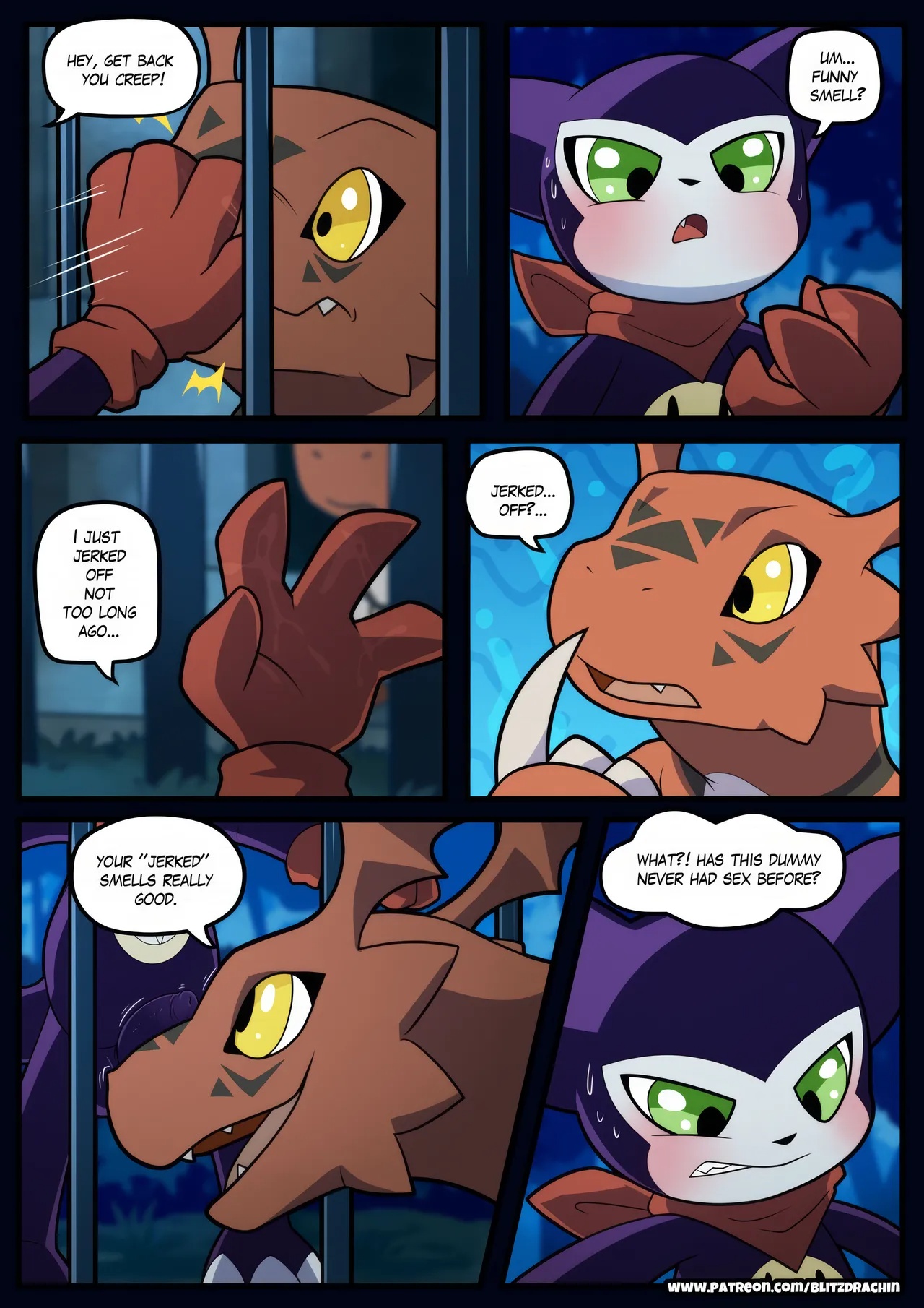 An Inexperienced Guilmon Porn Comics english 03