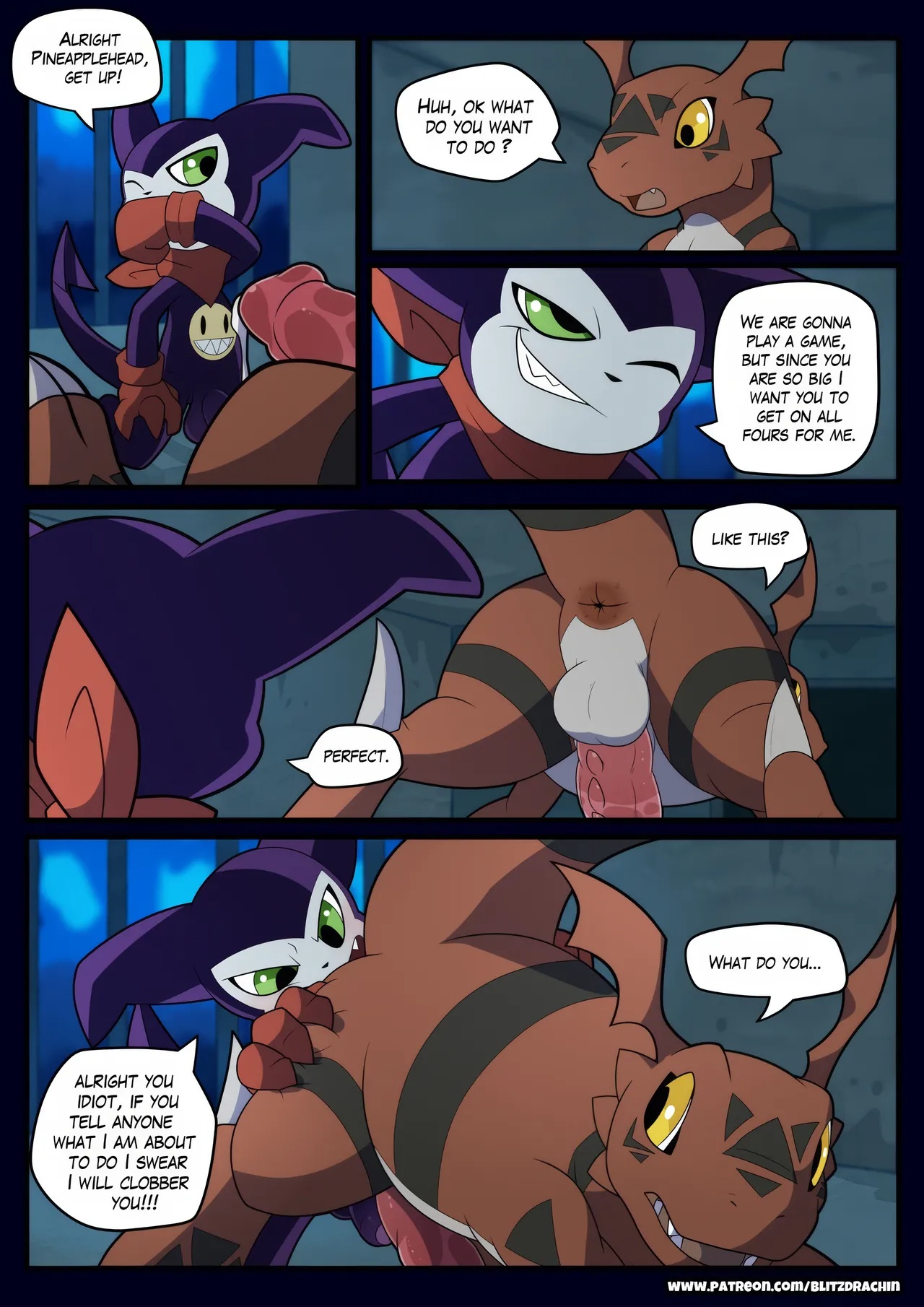 An Inexperienced Guilmon Porn Comics english 13