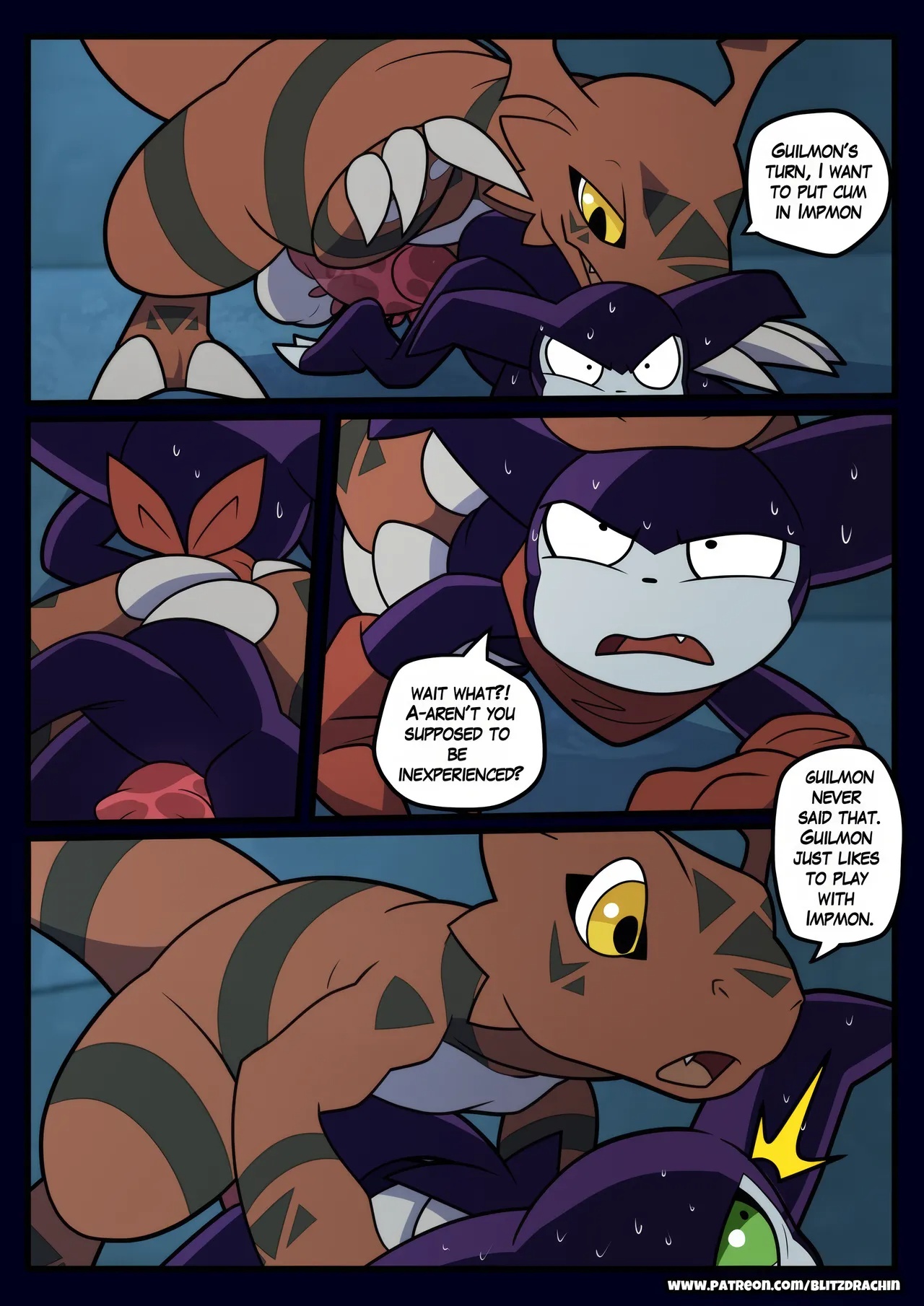 An Inexperienced Guilmon Porn Comics english 27