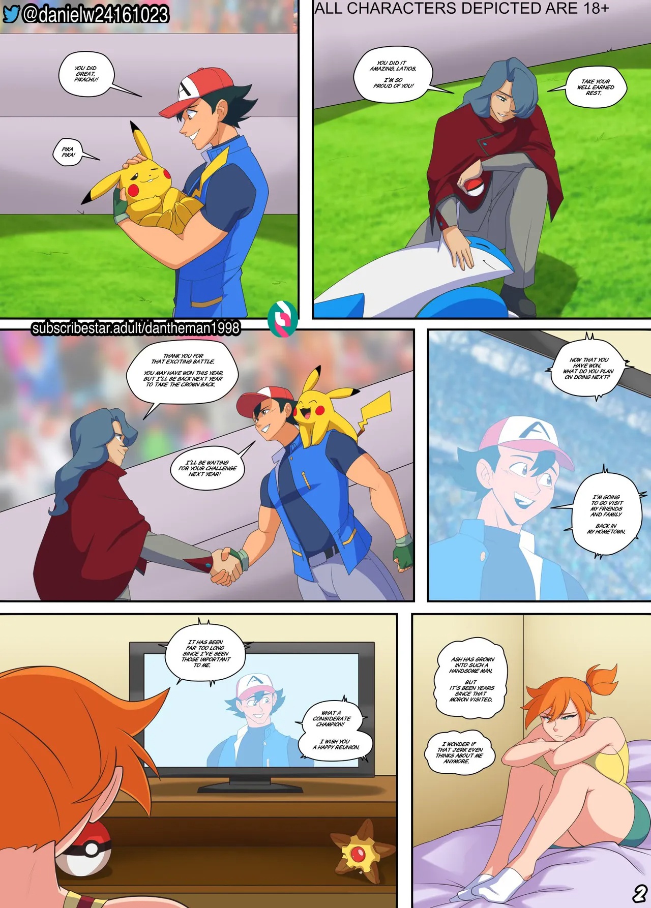 Ash And Misty's Final Fight Porn Comics english 03