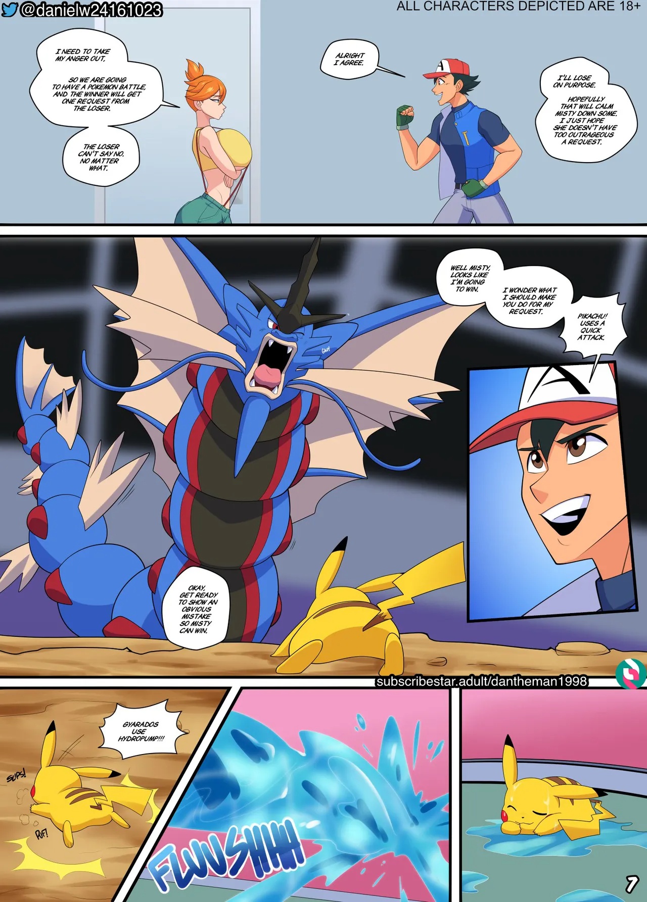 Ash And Misty's Final Fight Porn Comics english 08