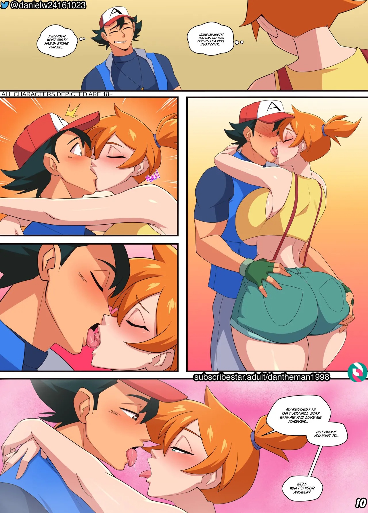 Ash And Misty's Final Fight Porn Comics english 11