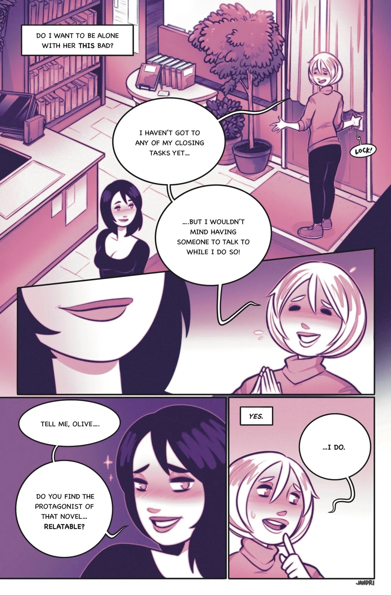 Bookworm One: Suggestion Porn Comics english 16