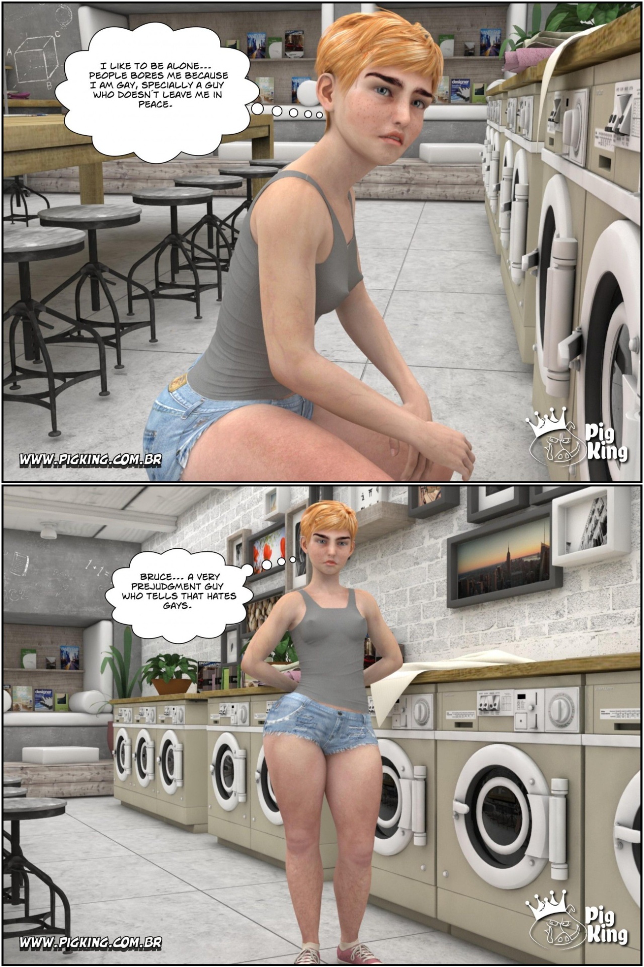 Coffee In The Laundry Porn Comics english 03
