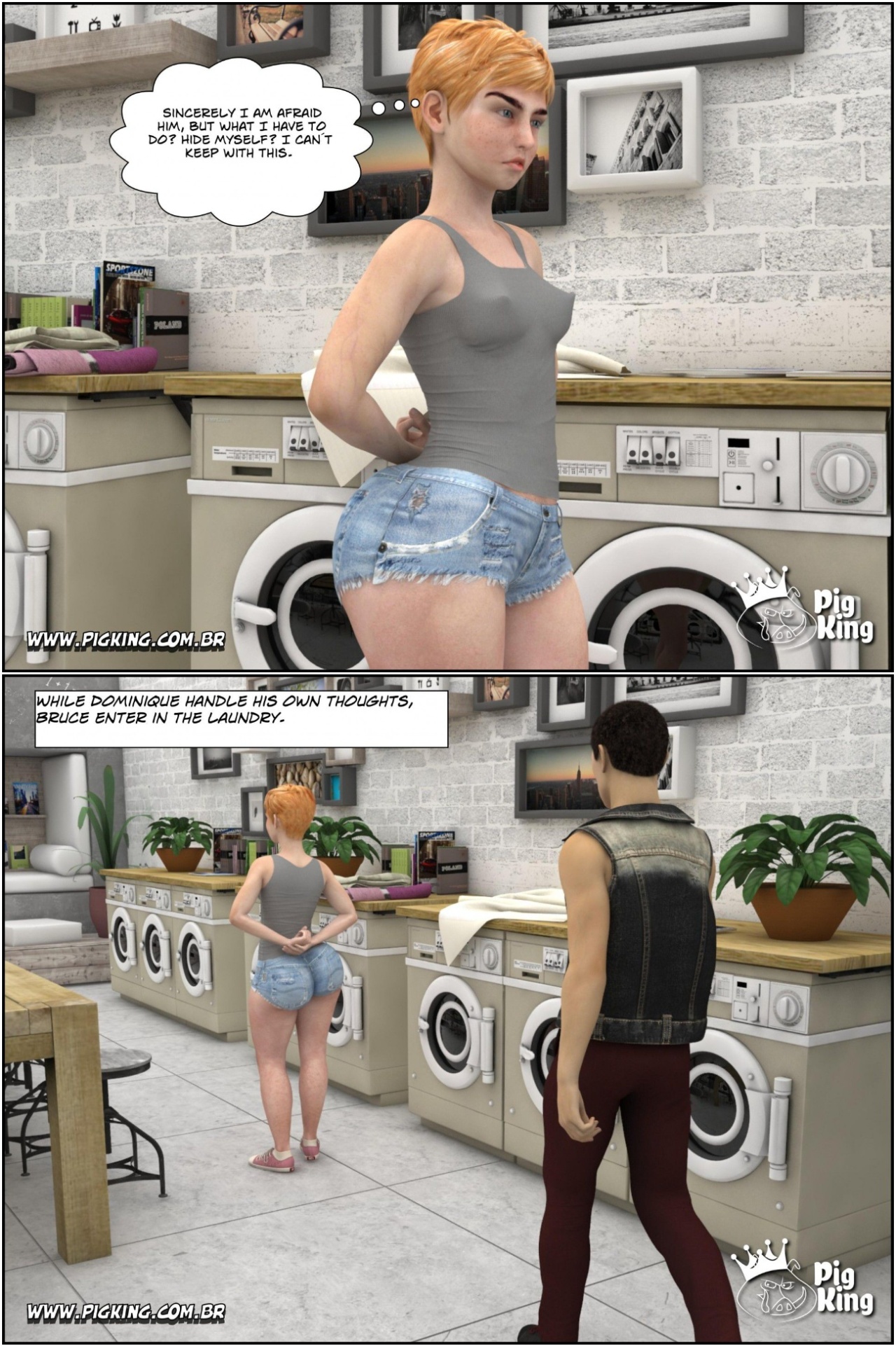Coffee In The Laundry Porn Comics english 04