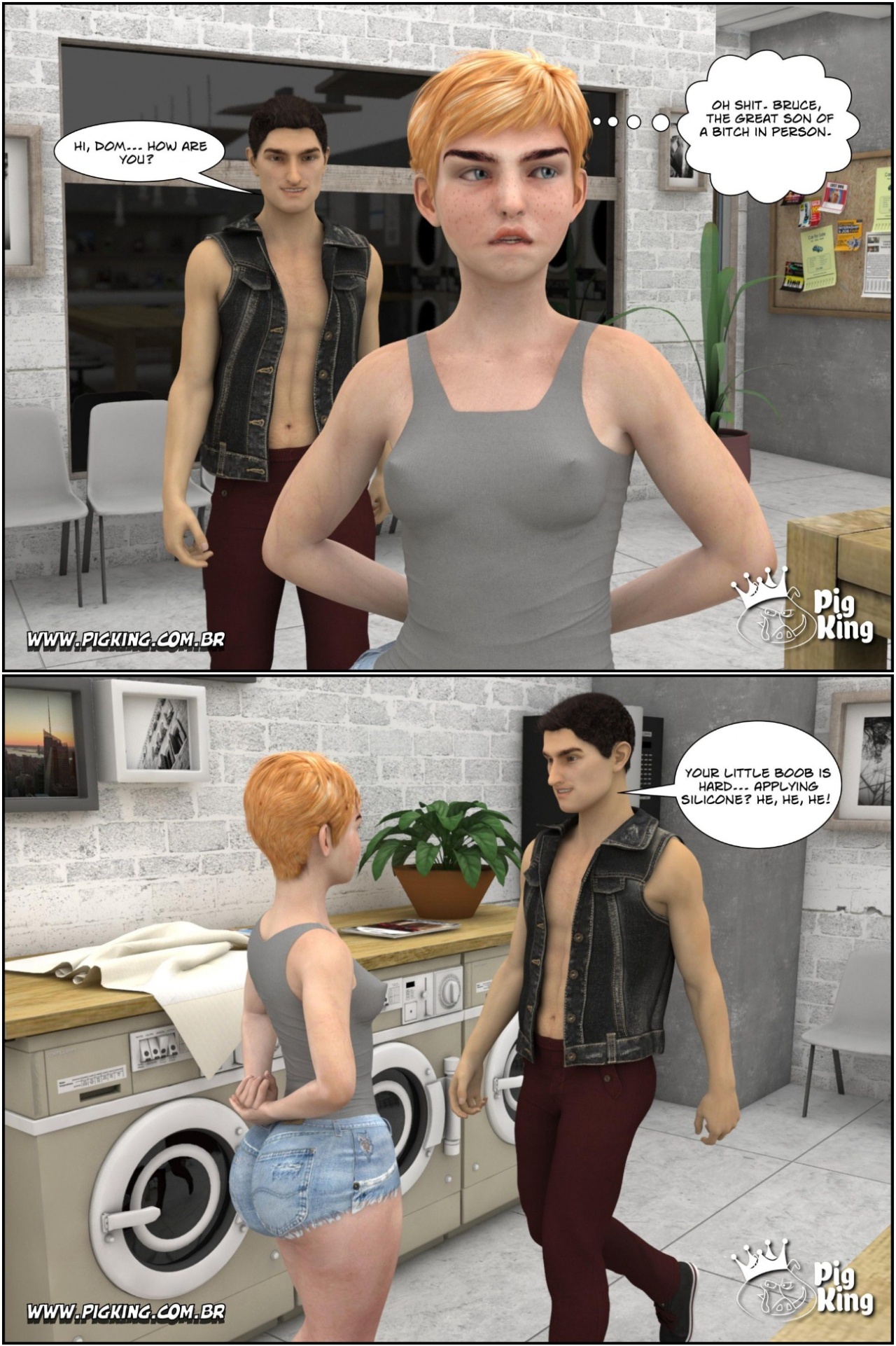 Coffee In The Laundry Porn Comics english 05