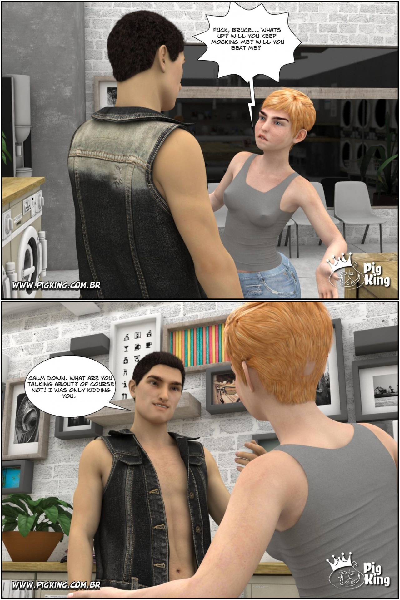 Coffee In The Laundry Porn Comics english 06