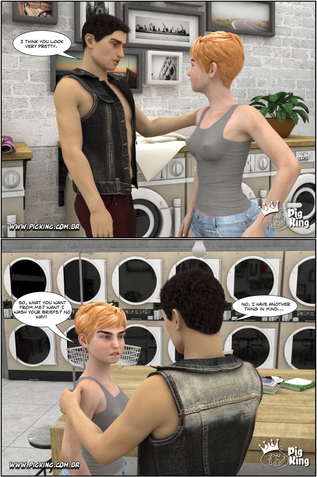 Coffee In The Laundry Porn Comics english 07