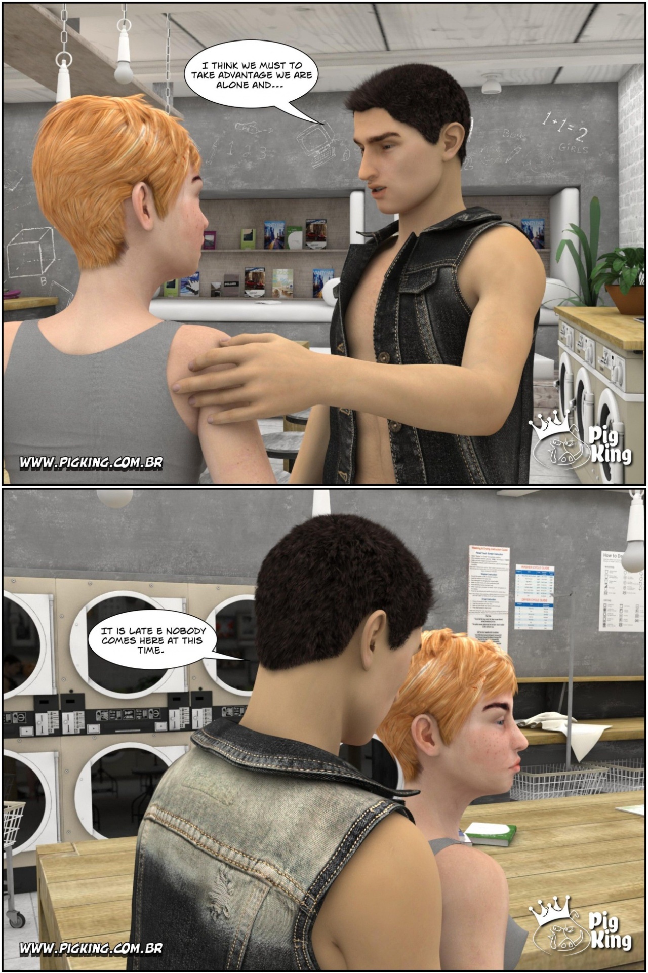 Coffee In The Laundry Porn Comics english 08