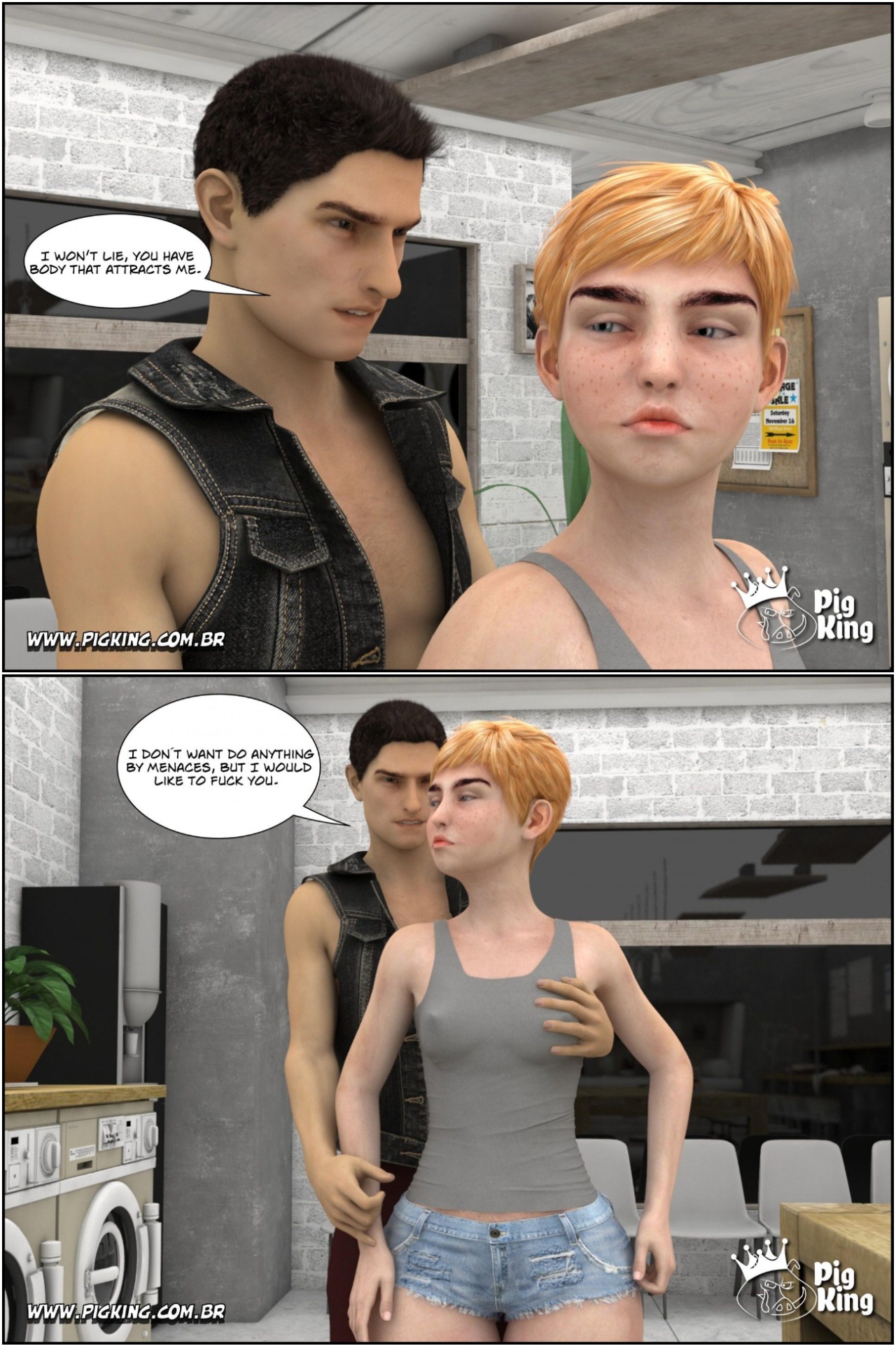 Coffee In The Laundry Porn Comics english 09