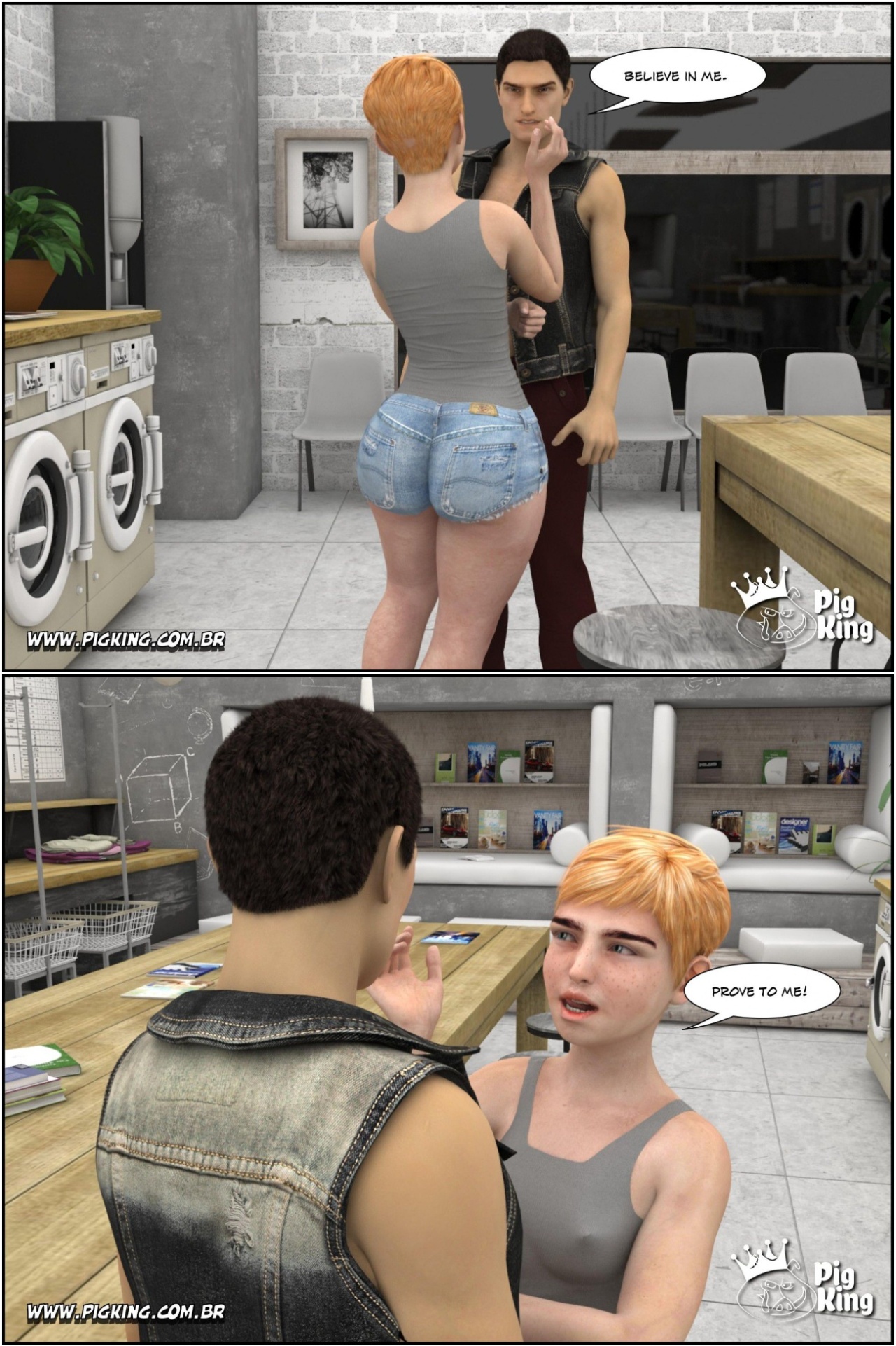 Coffee In The Laundry Porn Comics english 10