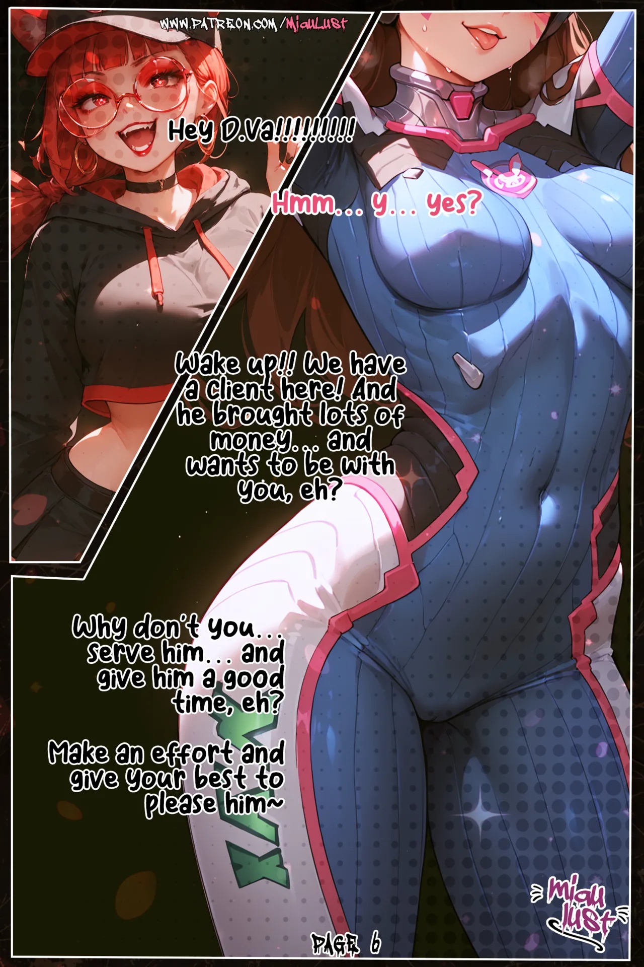 D.va From Overwatch In OVERSLUTS Porn Comics english 07